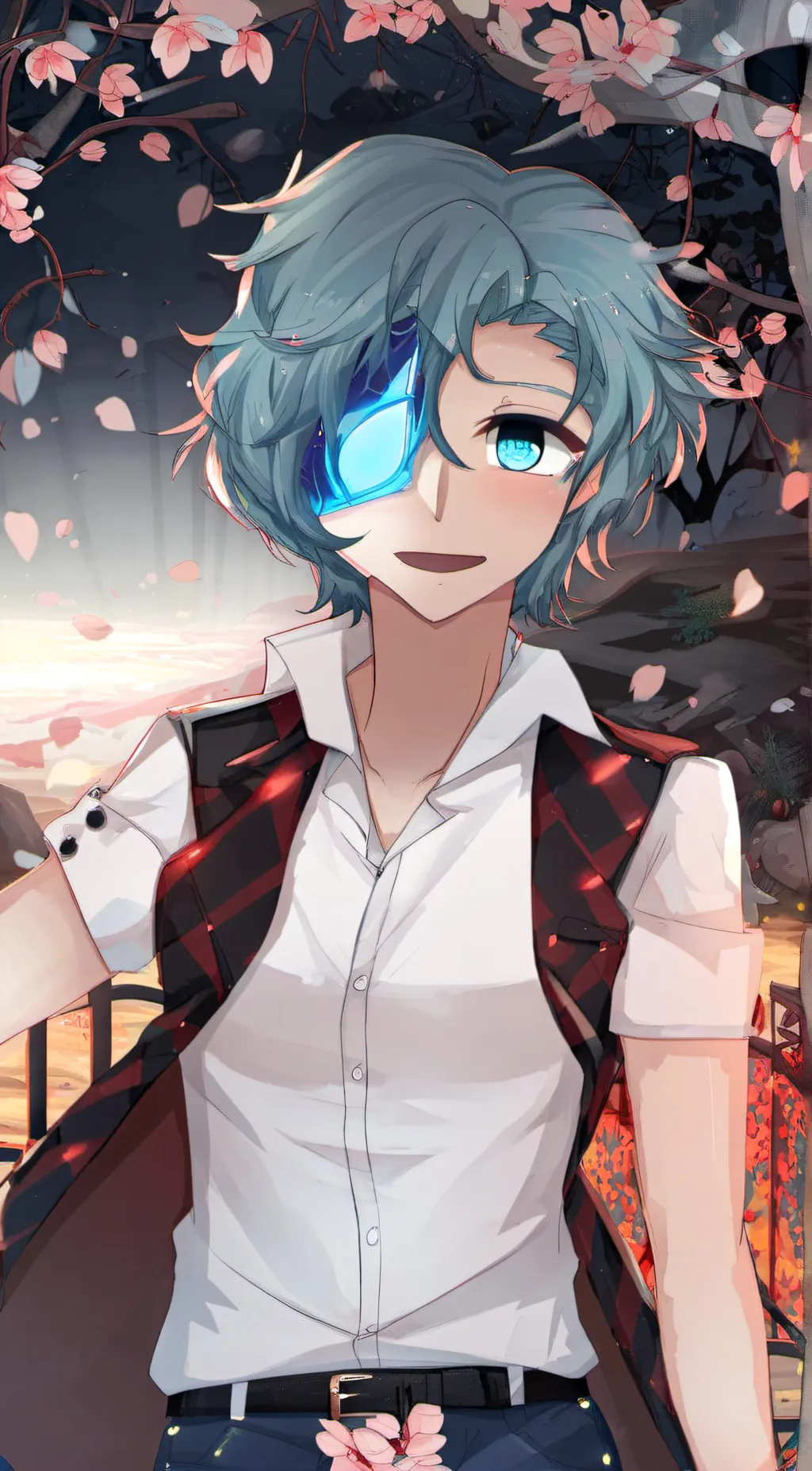 ai character: Reverse Falls background