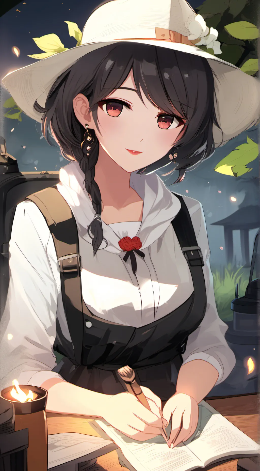 ai character: Lily  background