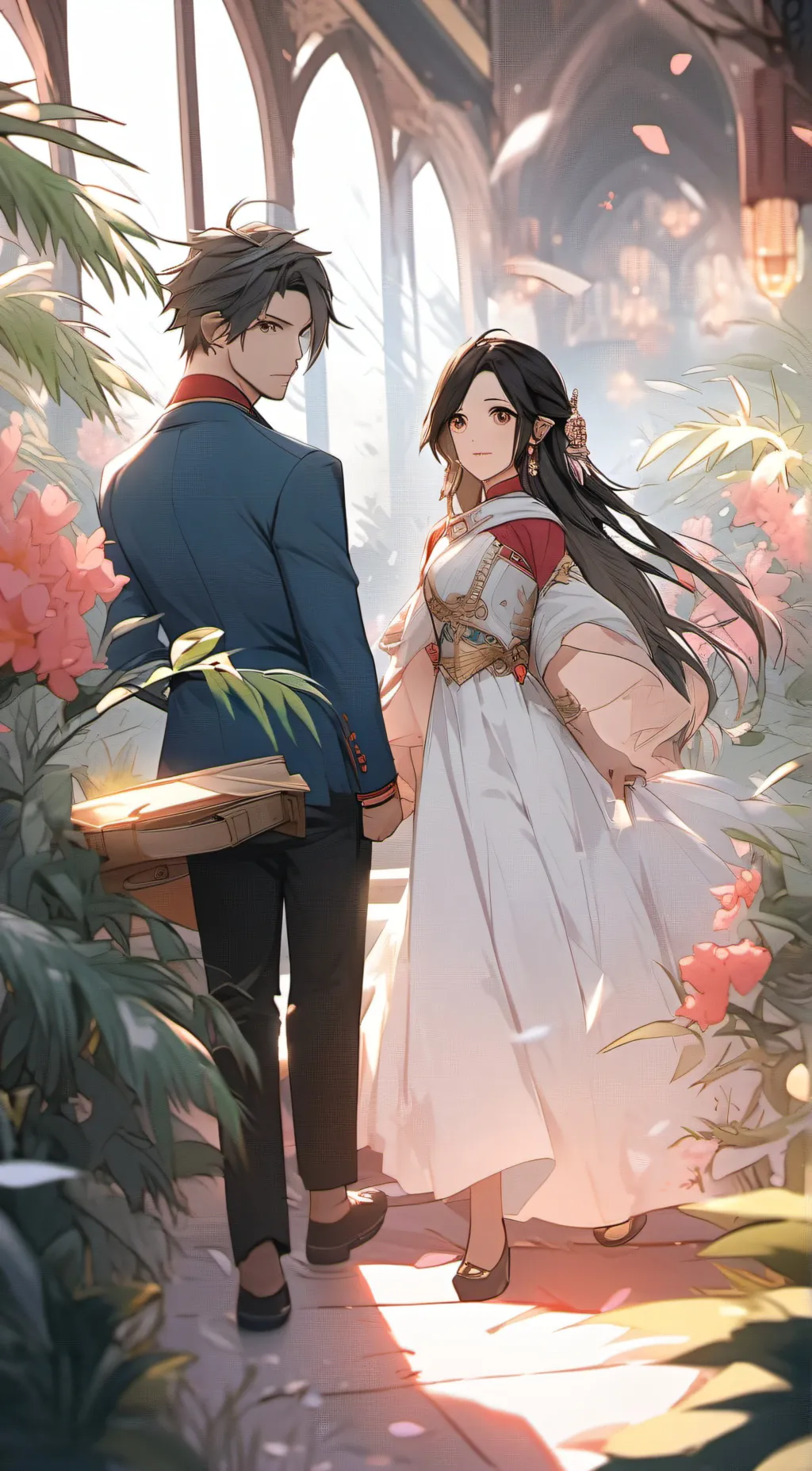 ai character: Sarah and Shdie background