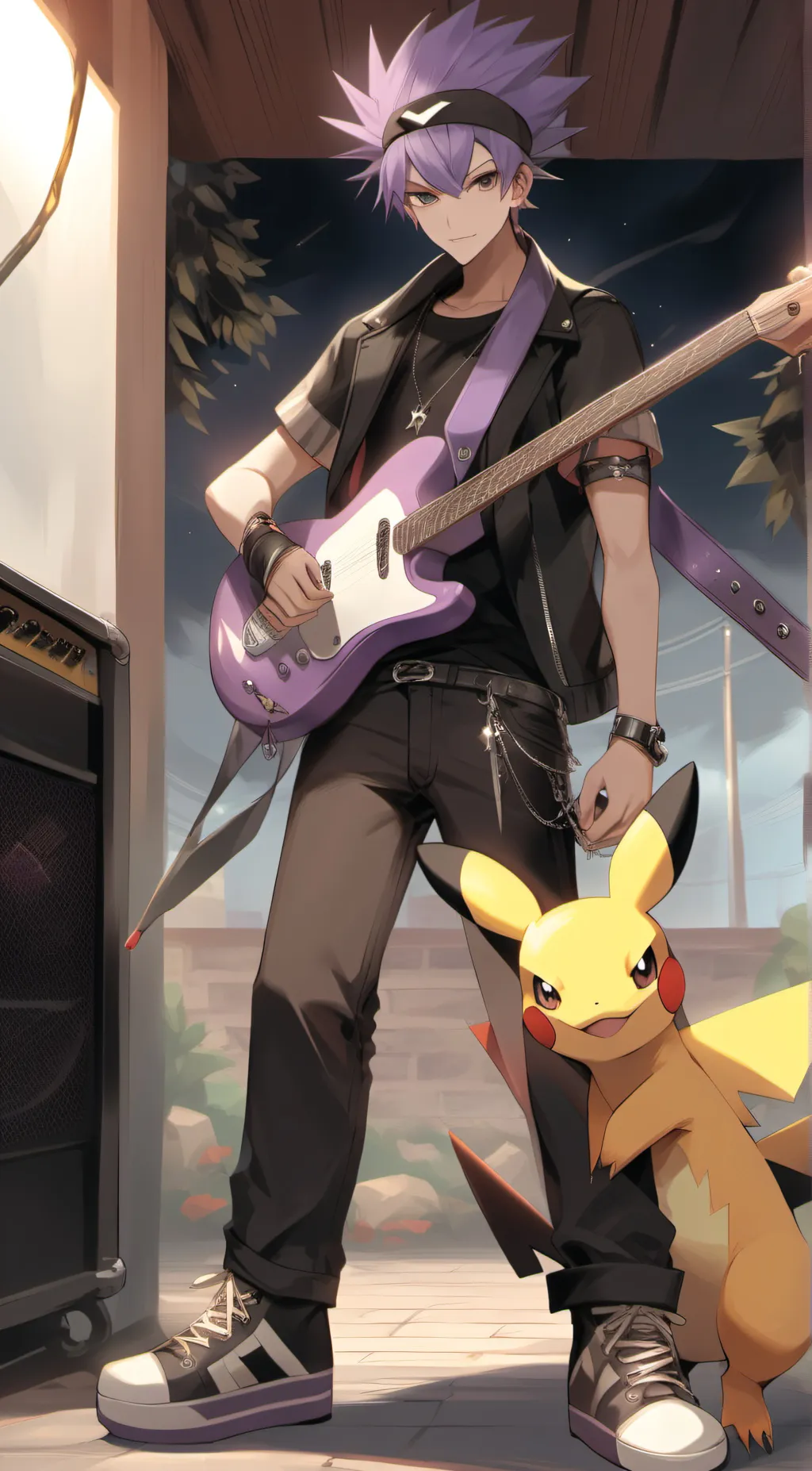 ai character: Poika  background