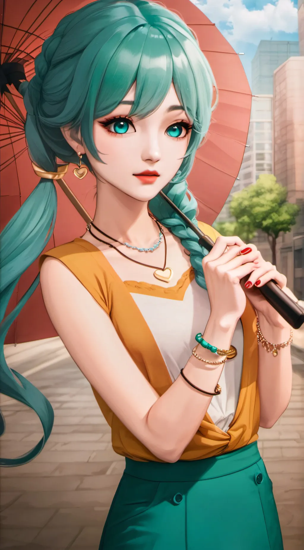 ai character: Lizzie  background