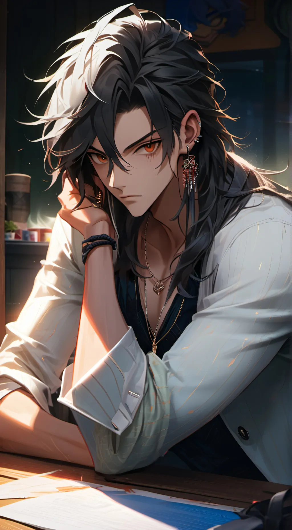 ai character: Akirä 🤭 background