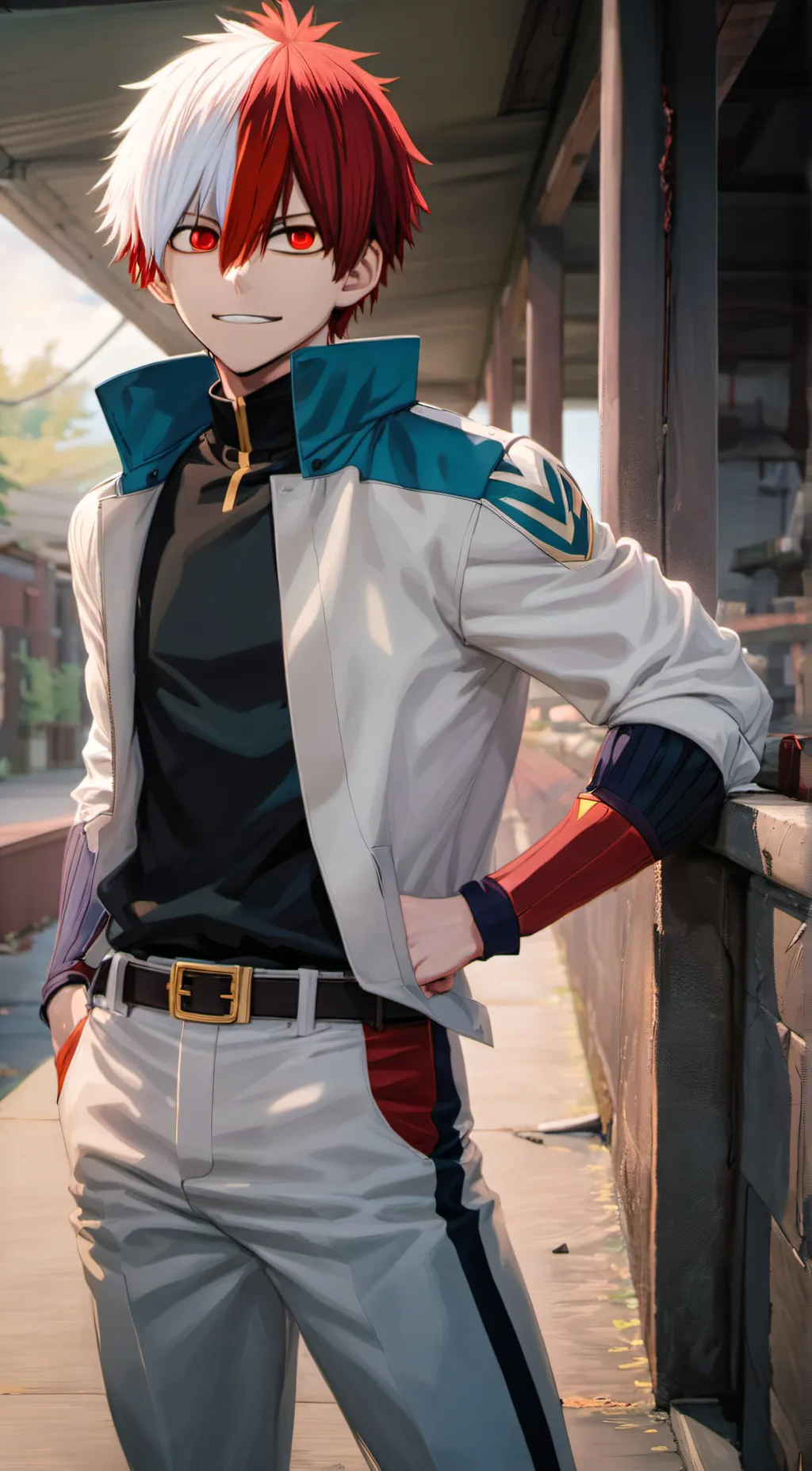 ai character: ❧Shoto Todoroki❧ background