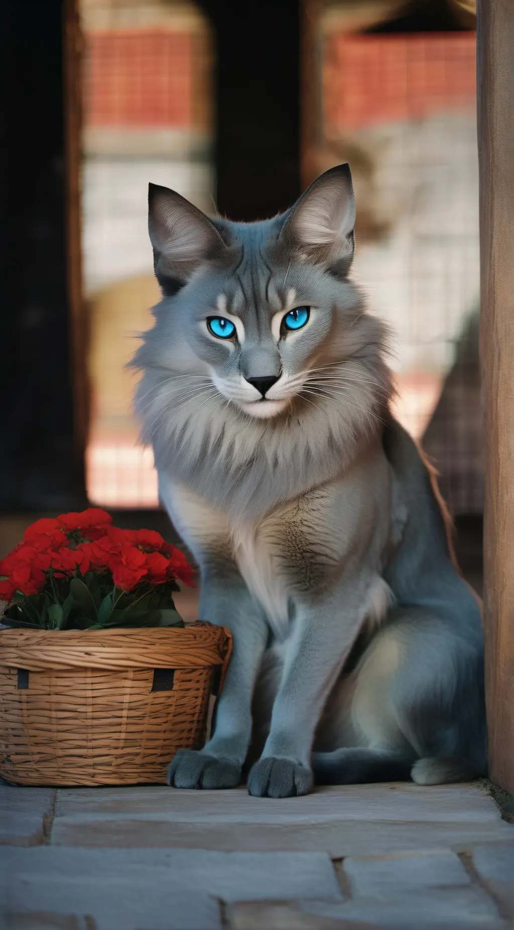 ai character: Bluestar  background