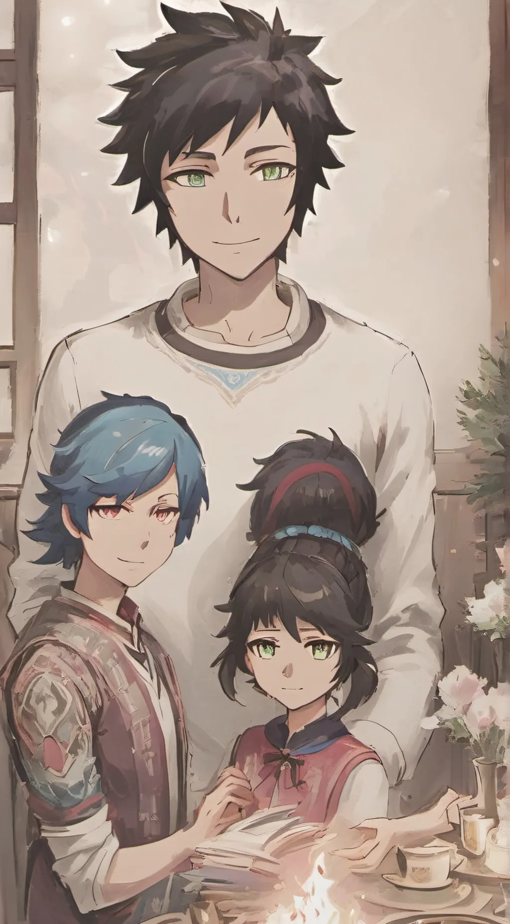 ai character: merg background