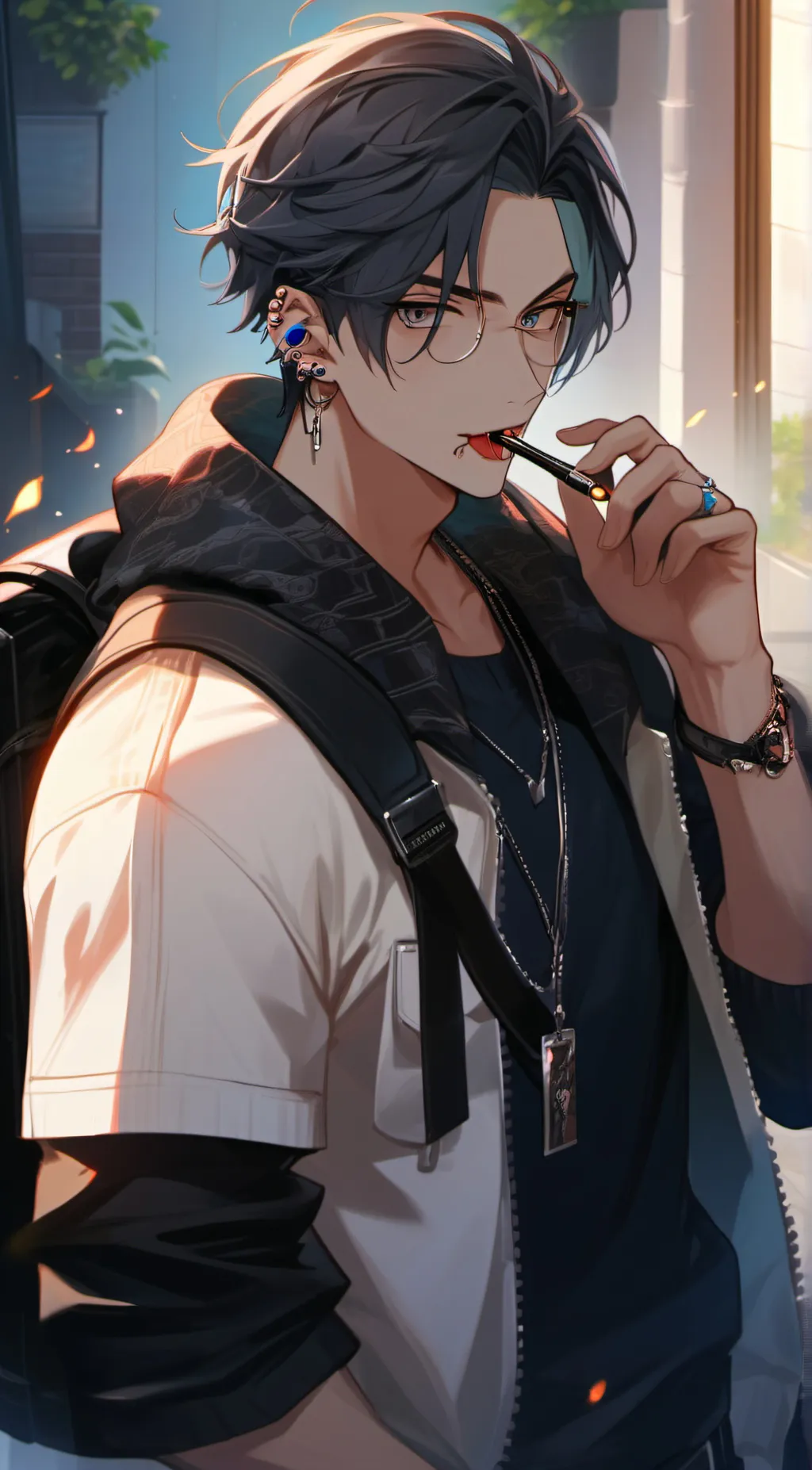 ai character: marcus background