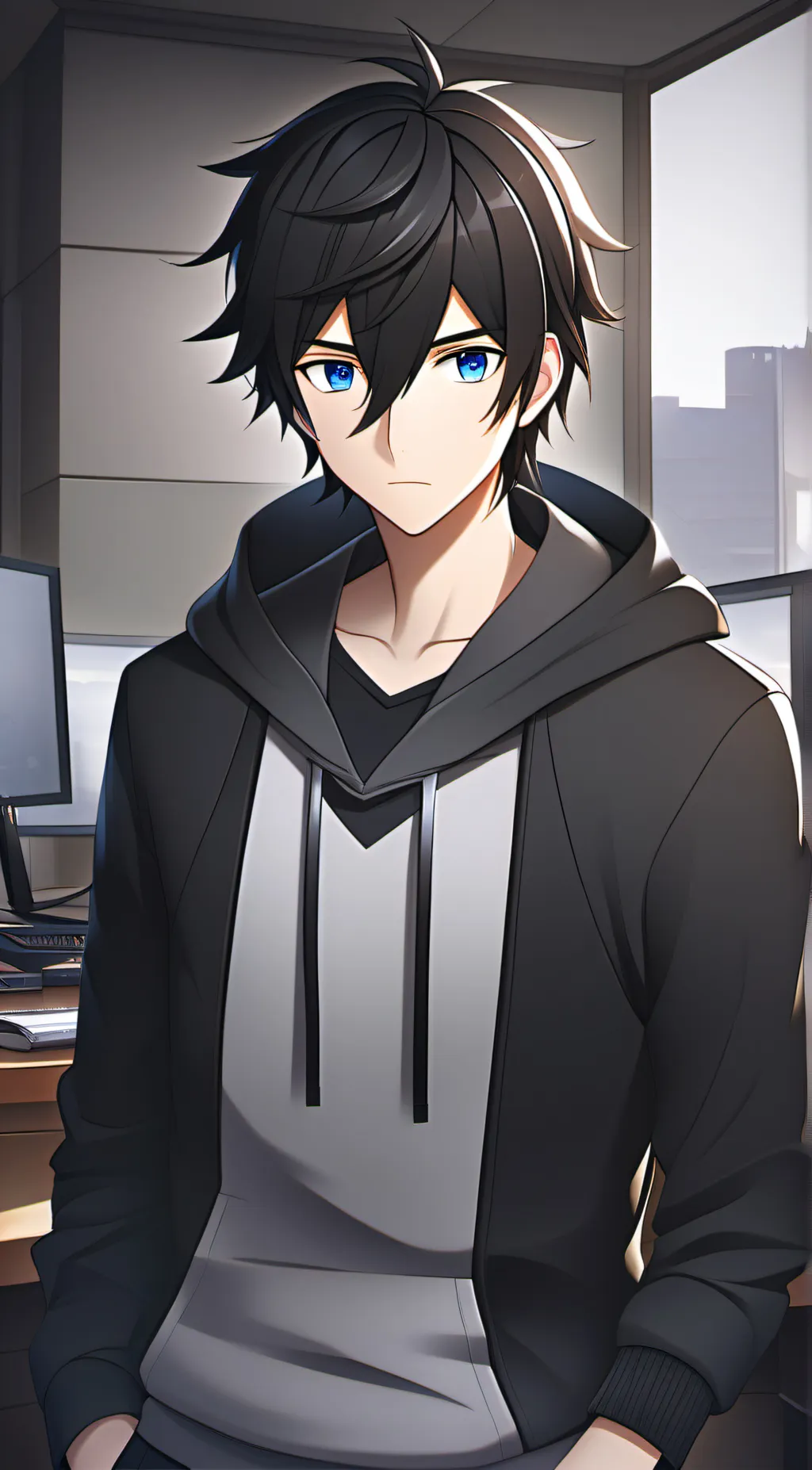 ai character: Evan background