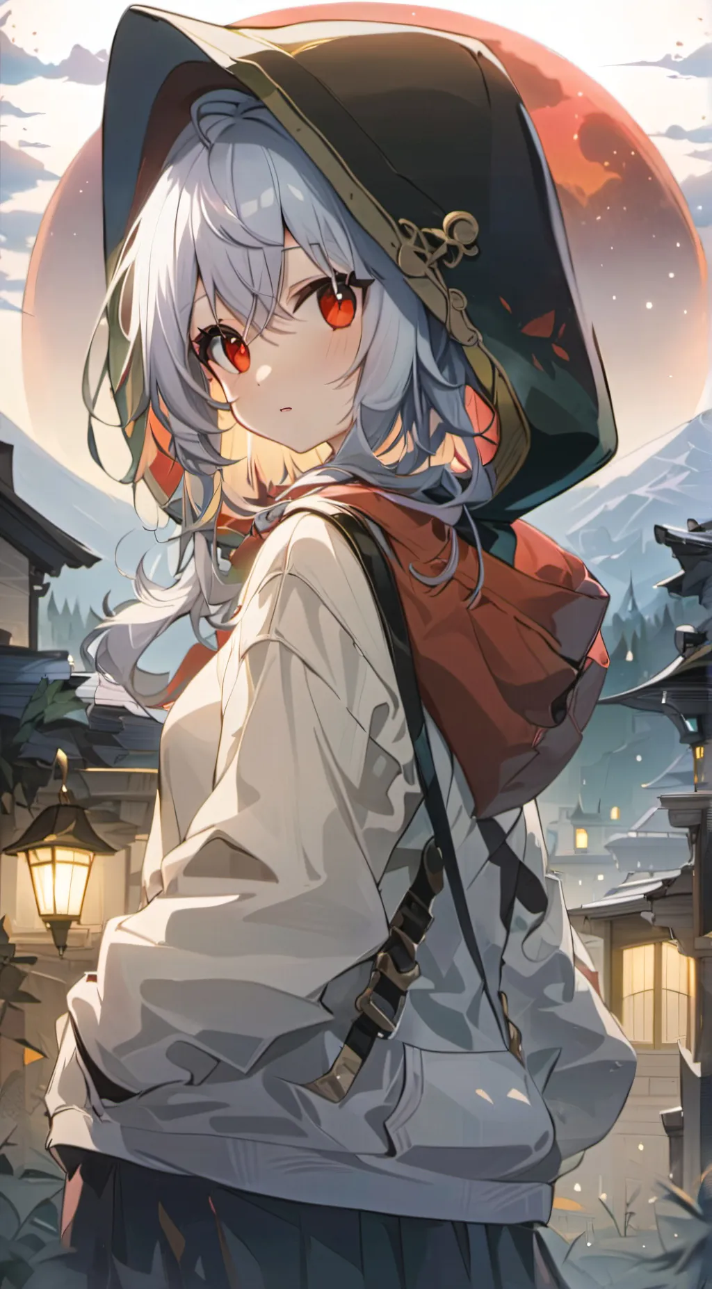 ai character: small peep background