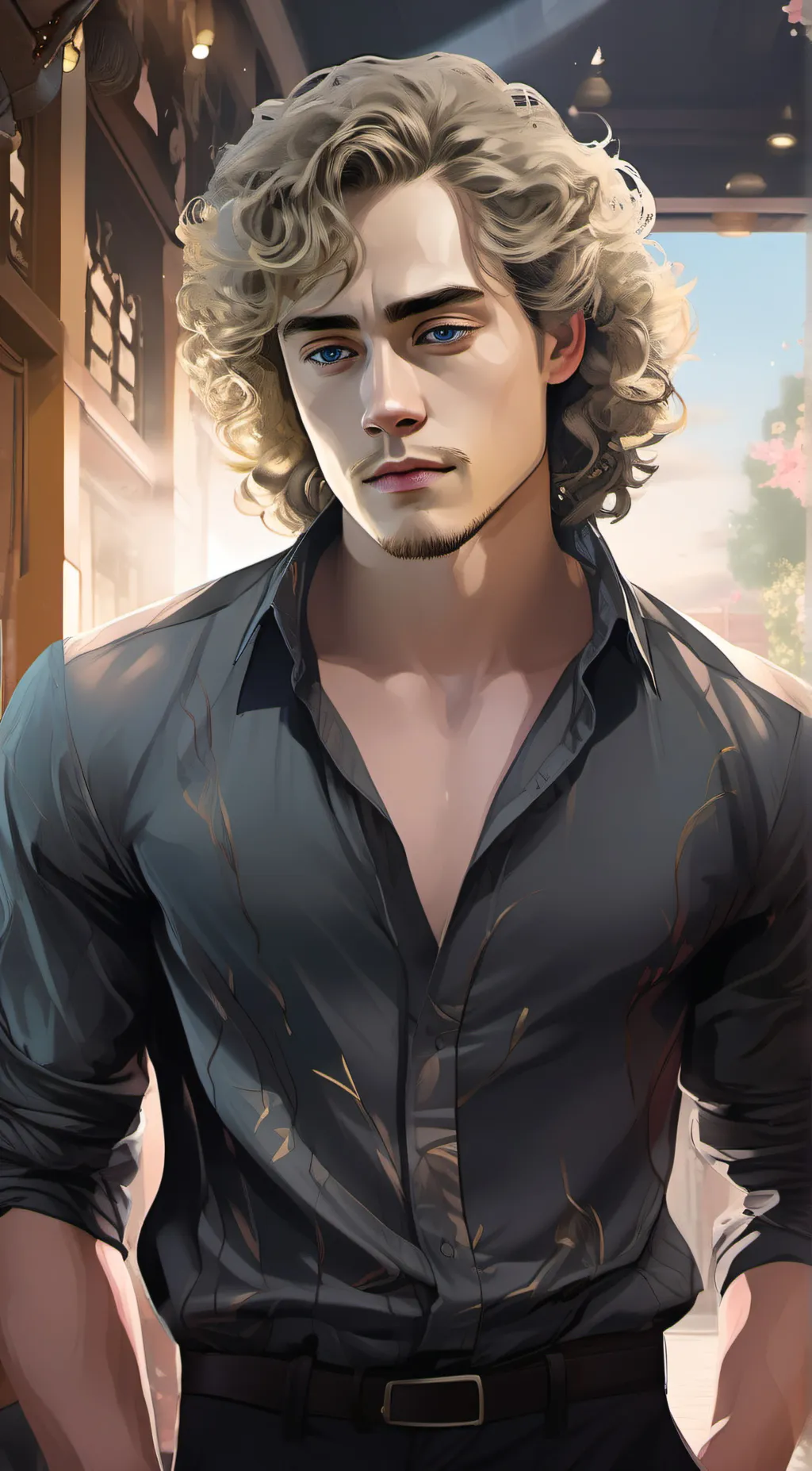 ai character: Billy Hargrove  background