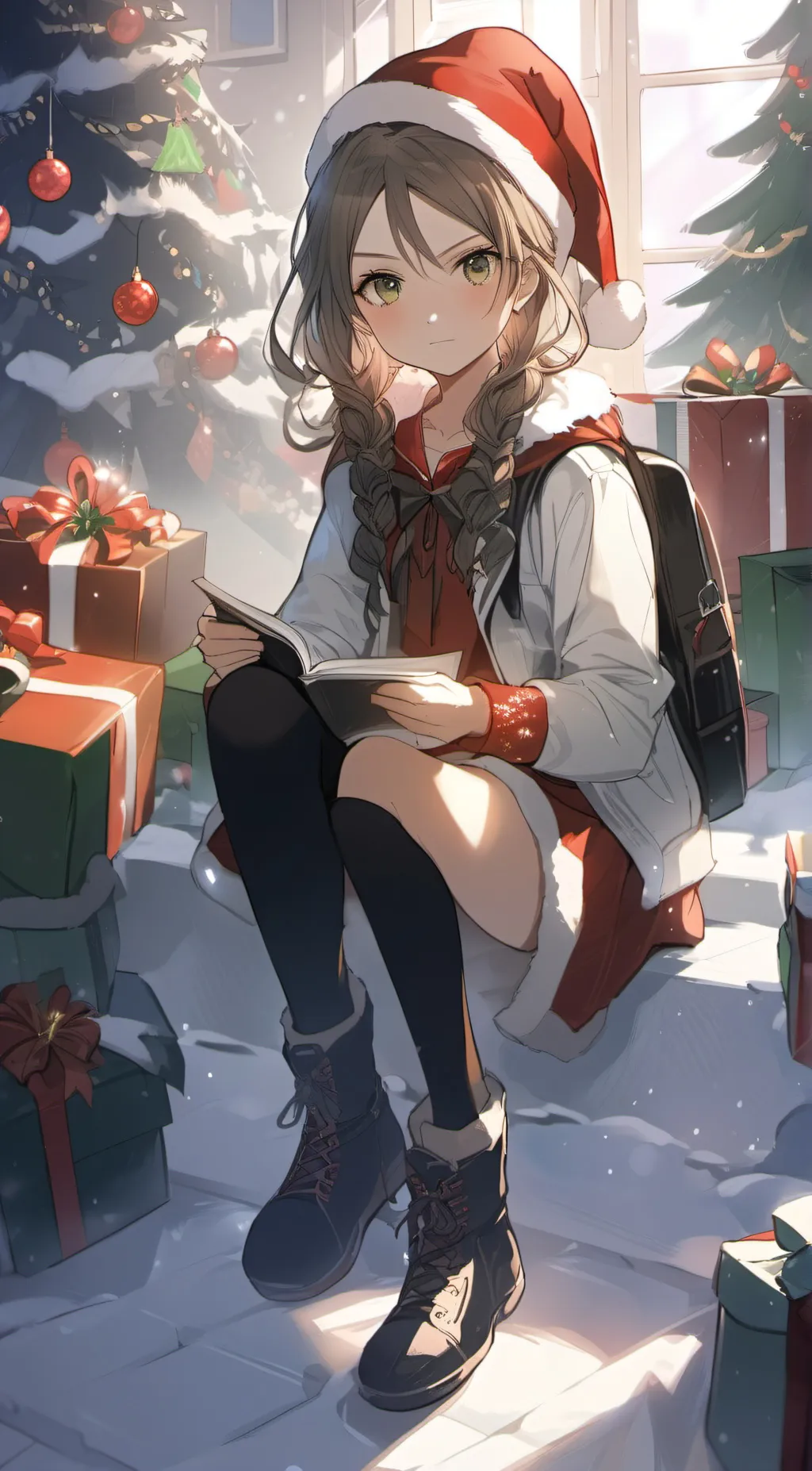 ai character: Steph Claus background