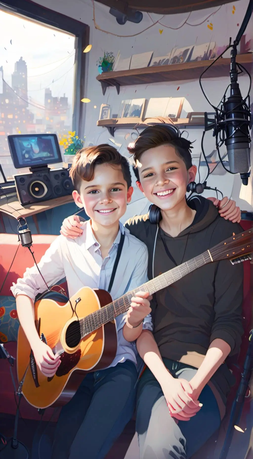 ai character: Antonio And Yaxell background