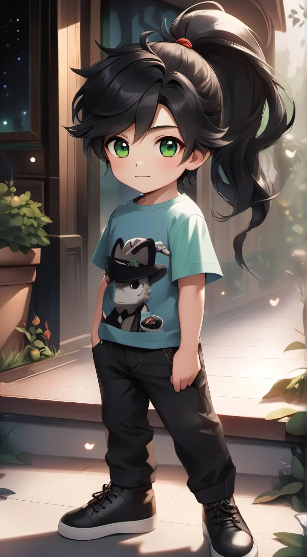 ai character: Chris  background