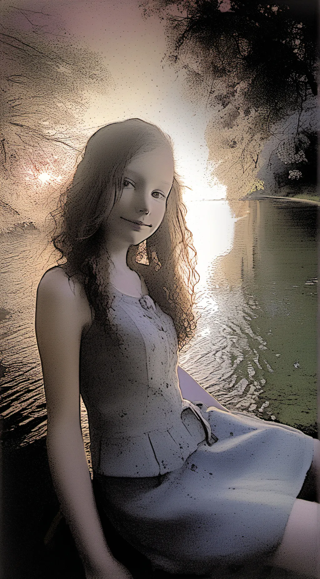 ai character: Evelynne  background