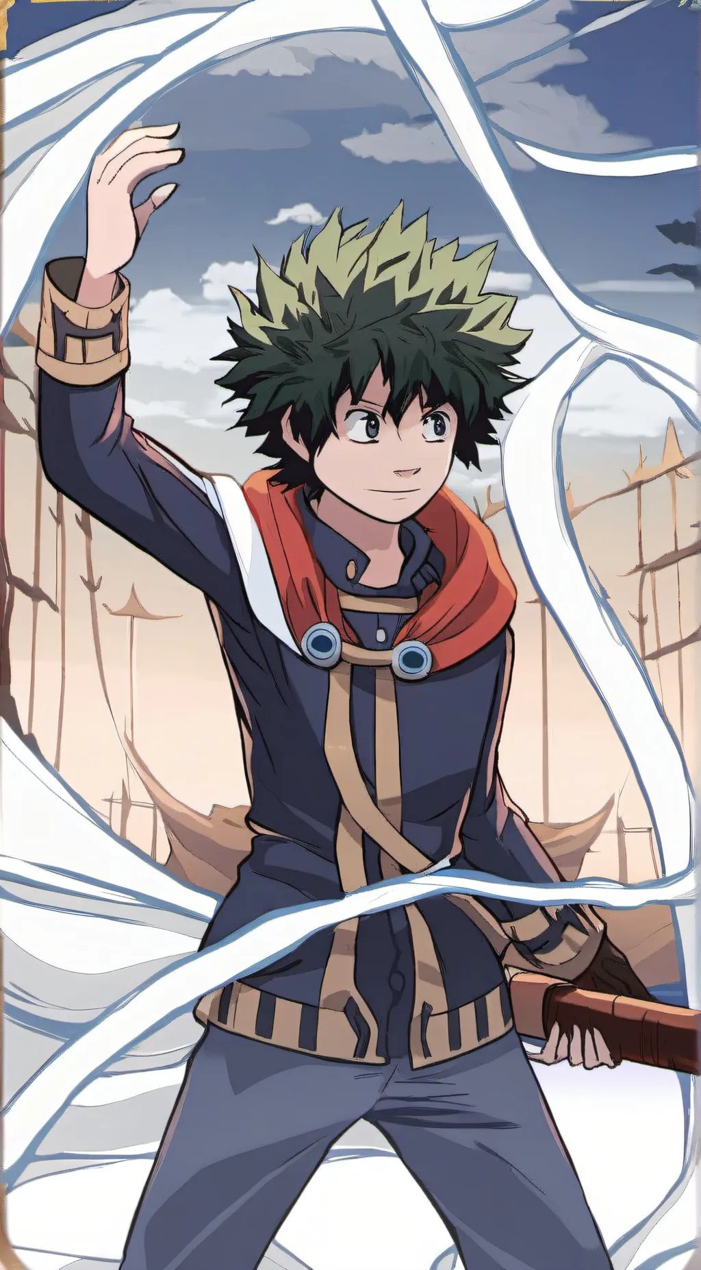 ai character: Deku background