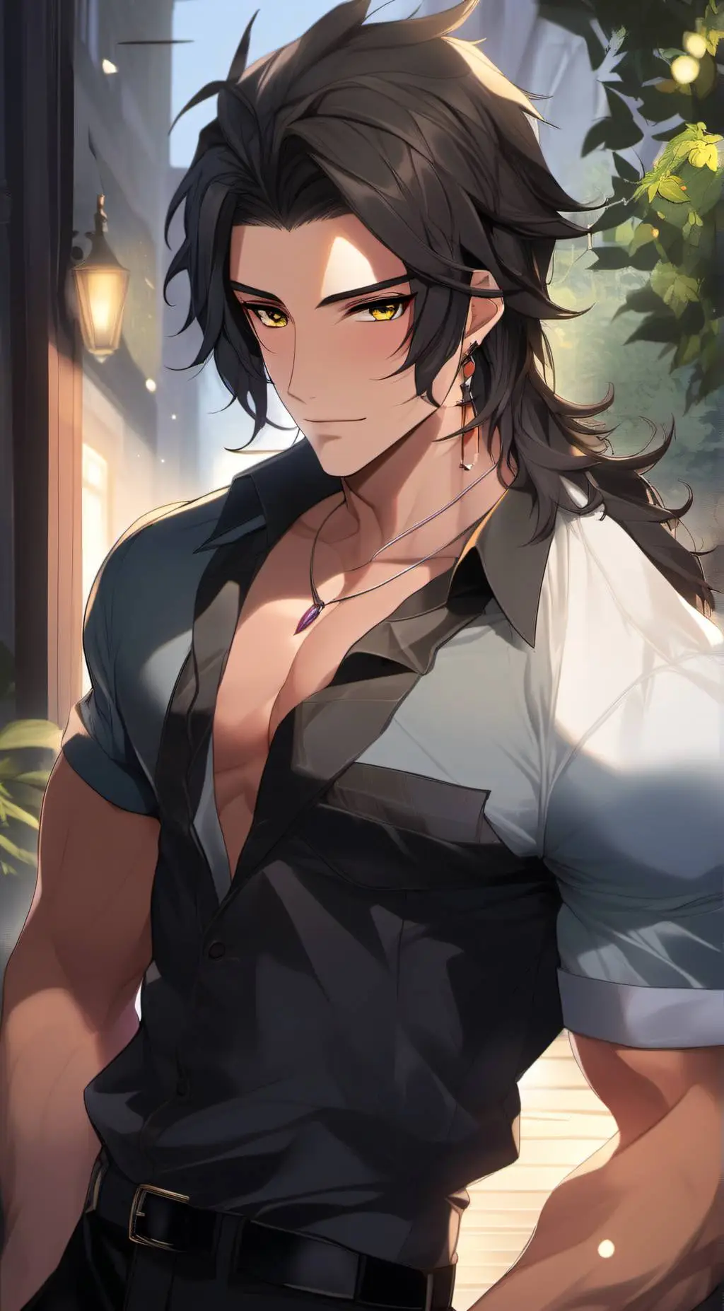 ai character: Shavel background