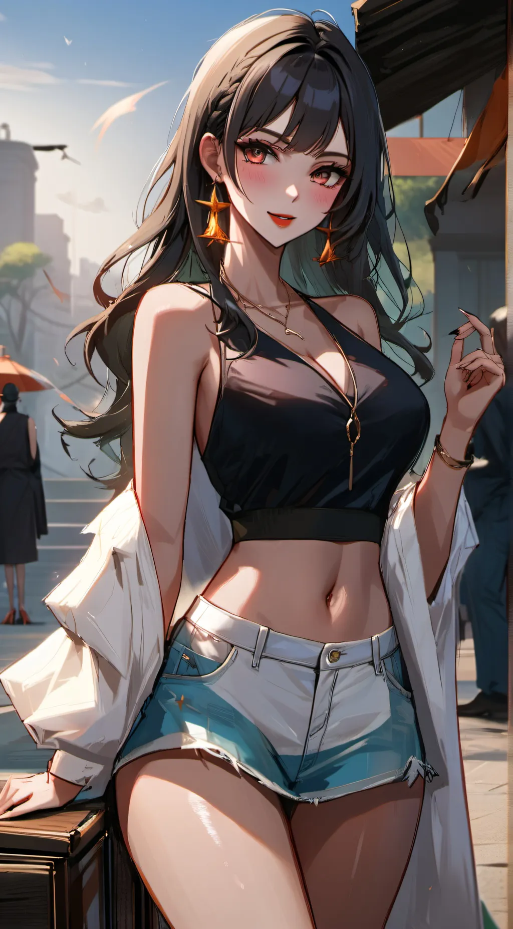 ai character: CUSTOM background