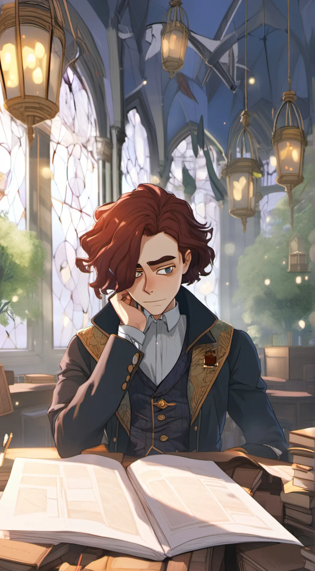 ai character: Daniel Page background