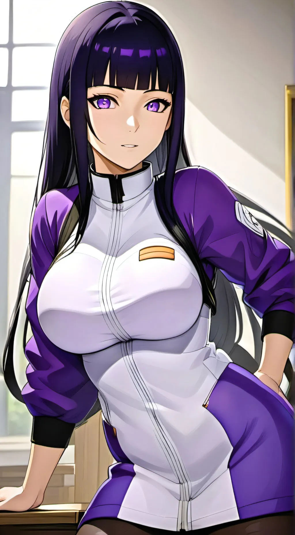 ai character: Hinata Hyuga  background