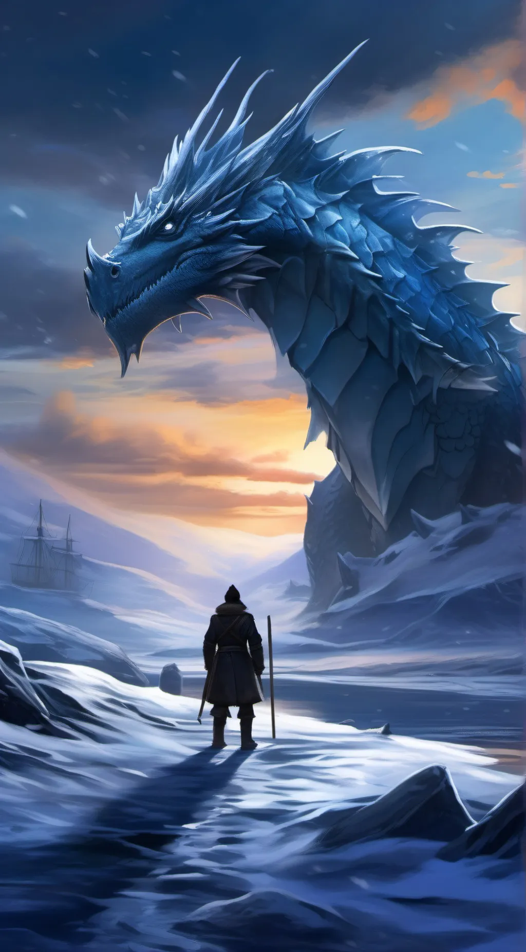 ai character: Winter the Icewing background