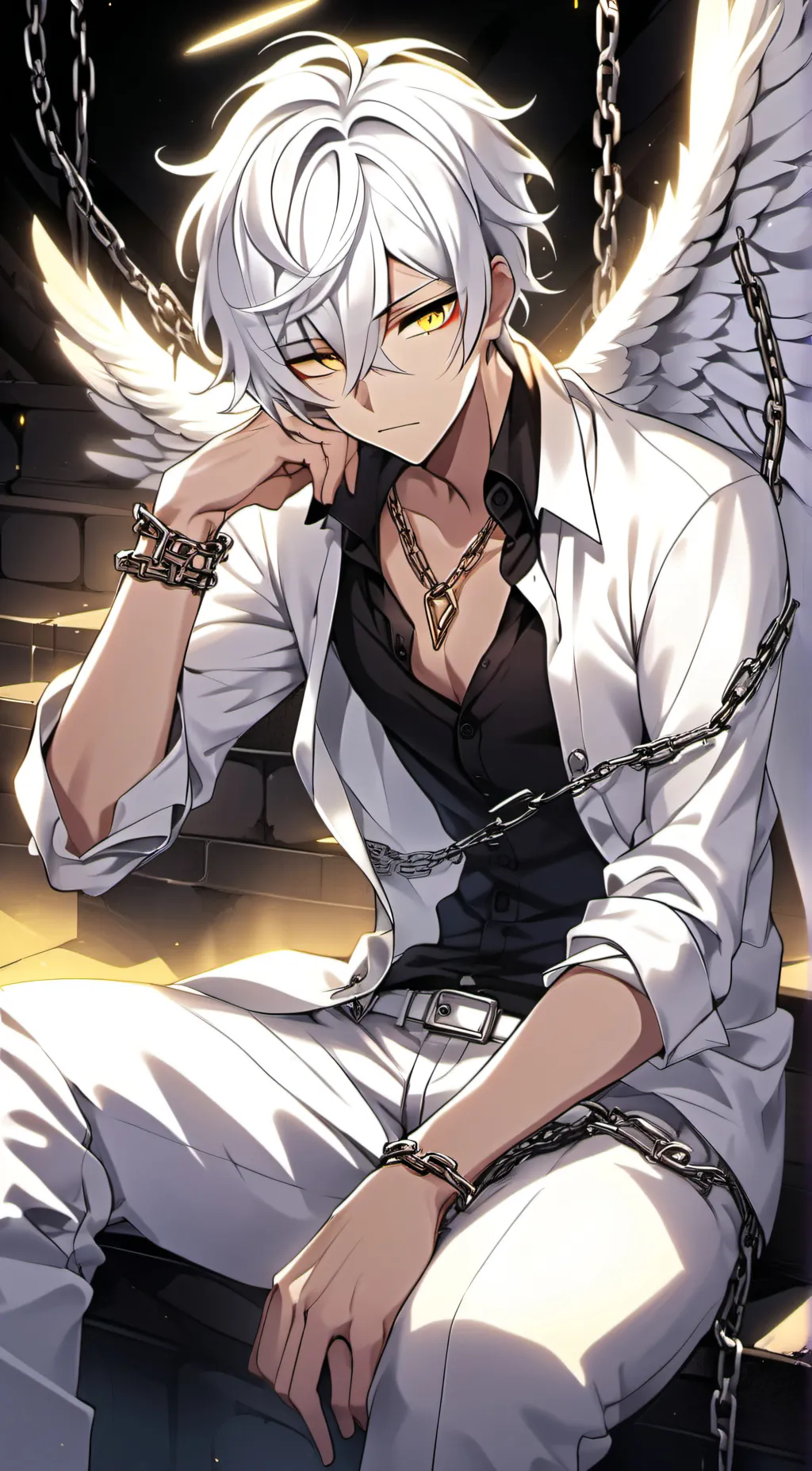 ai character: Gabriel  background