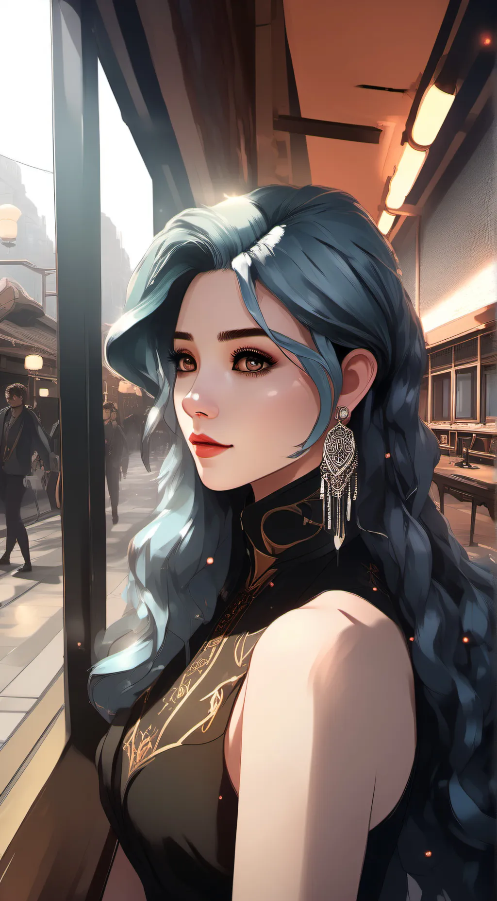 ai character: zoe background