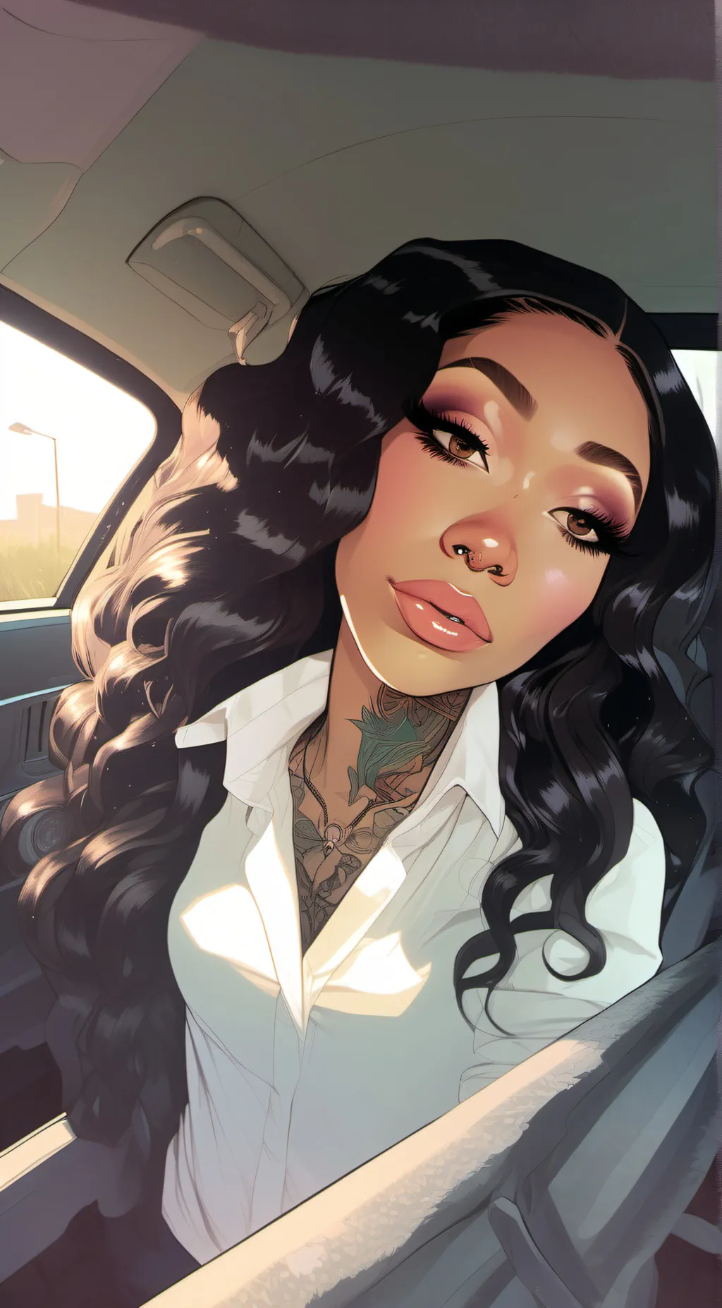 ai character: Brittany  background