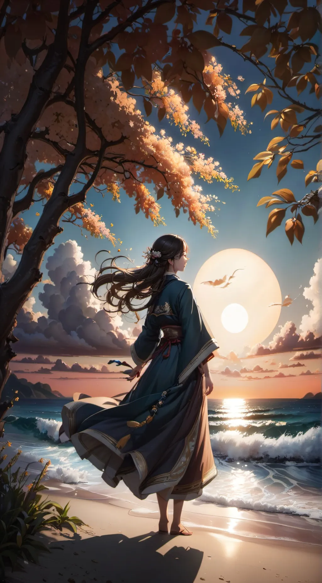 ai character: Akari background