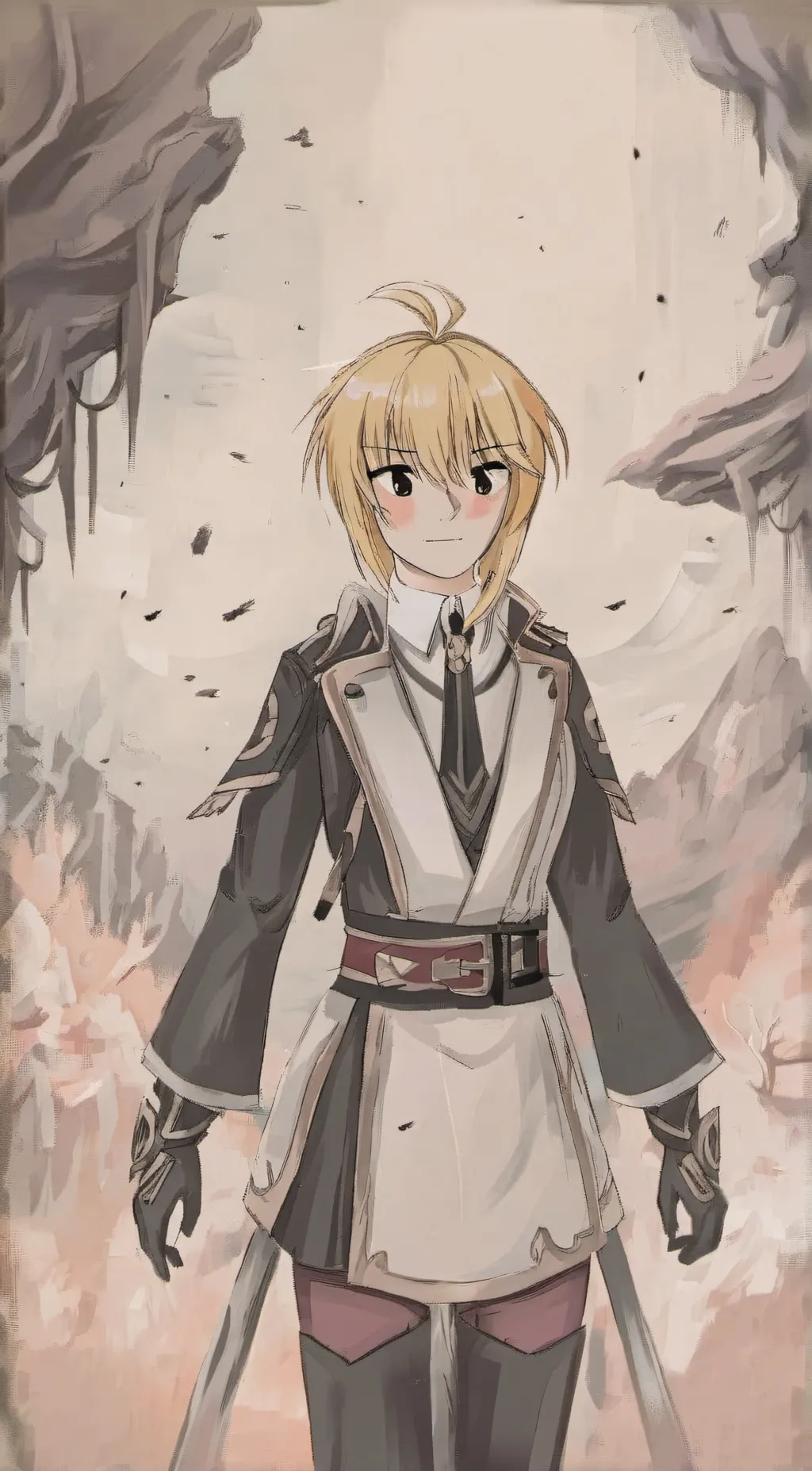 ai character: Kurapika Kurta  background