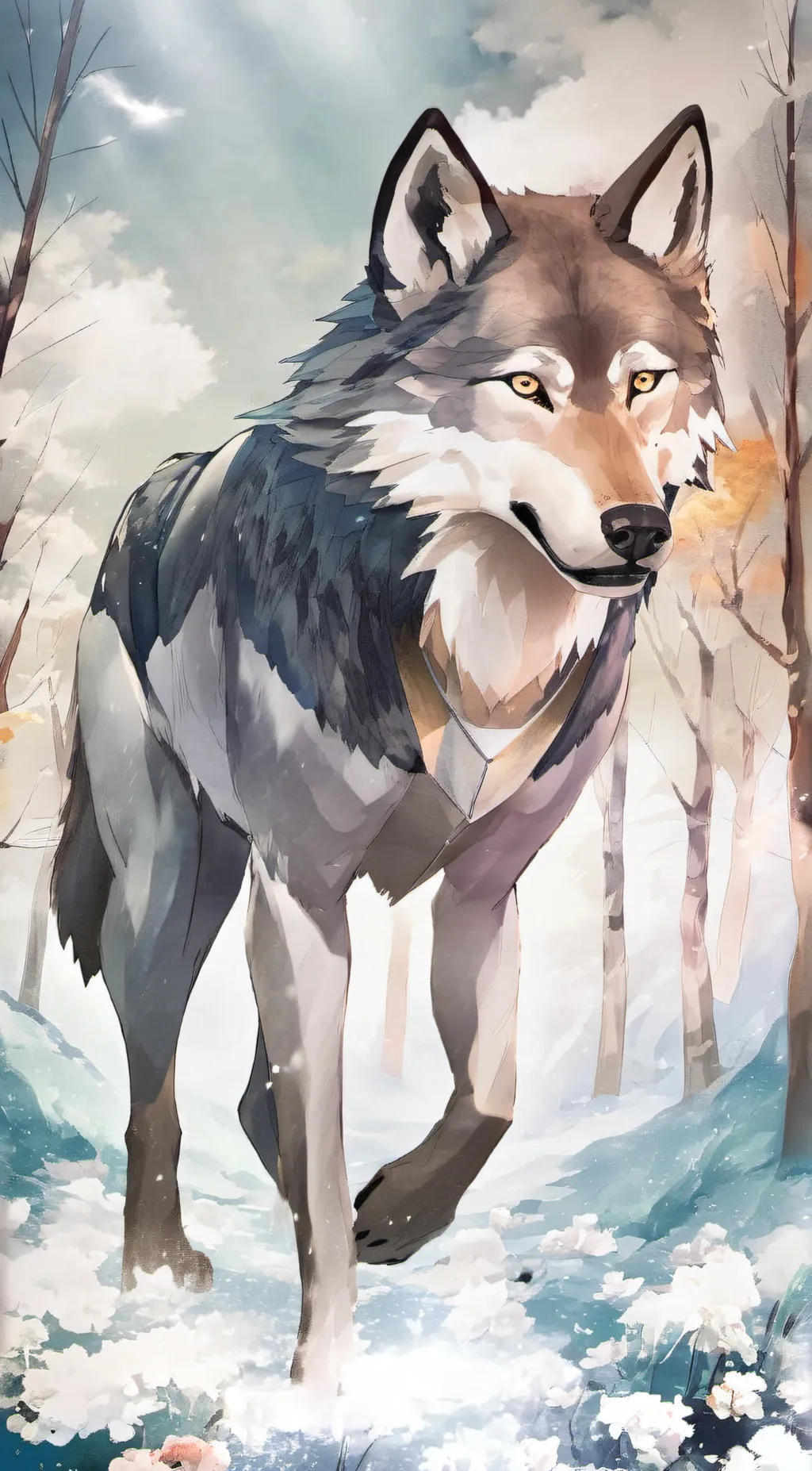 ai character: hunter background