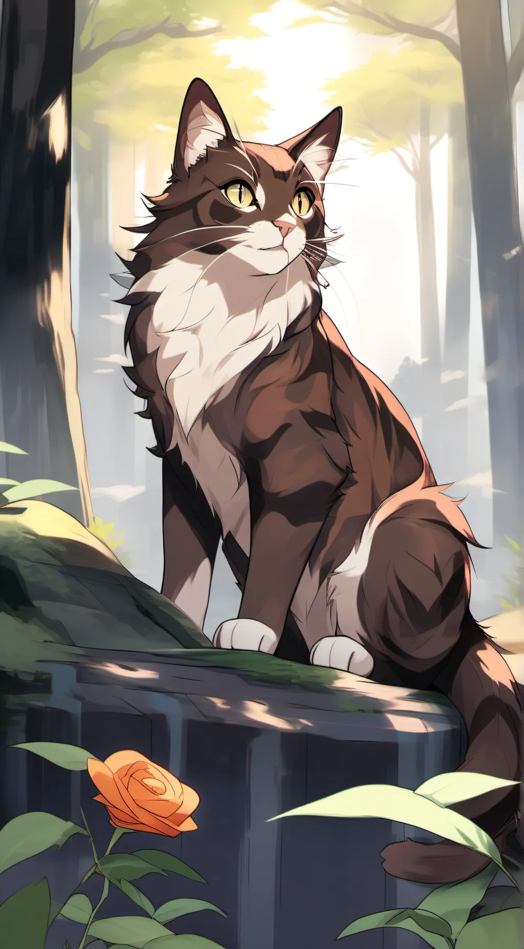 ai character: Amber'Star background