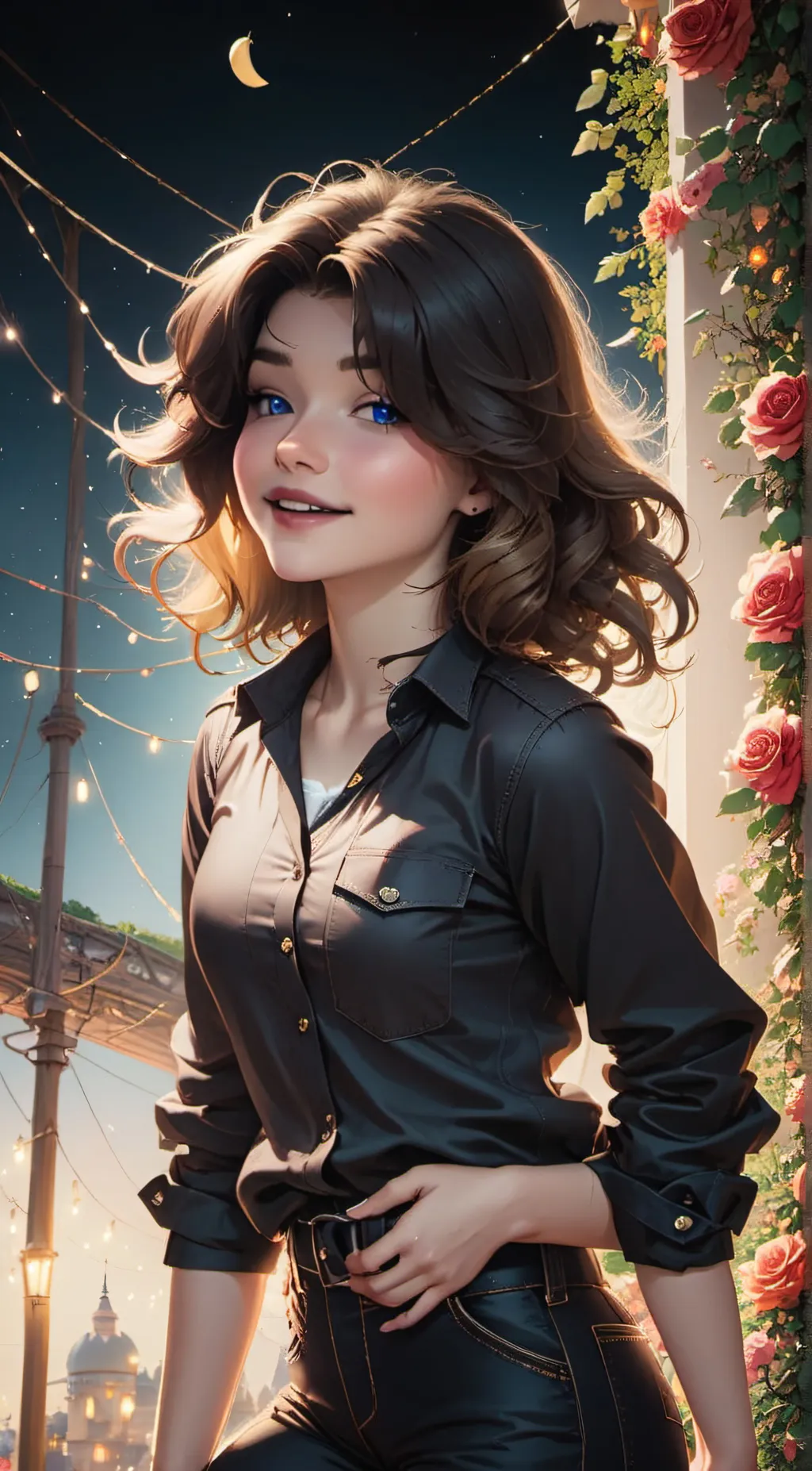 ai character: Lena background