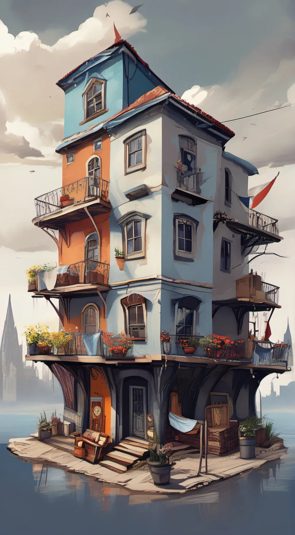 ai character: Frankie background