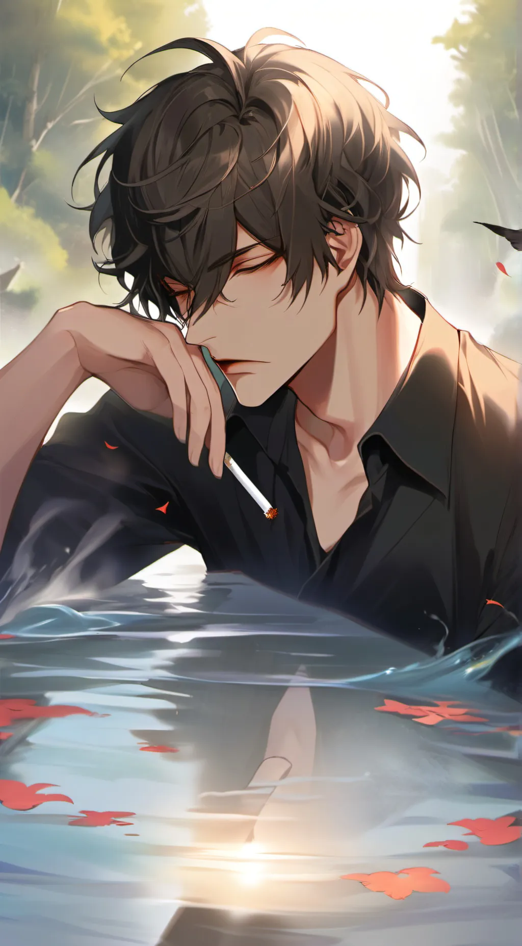 ai character: Toxic boyfriend background