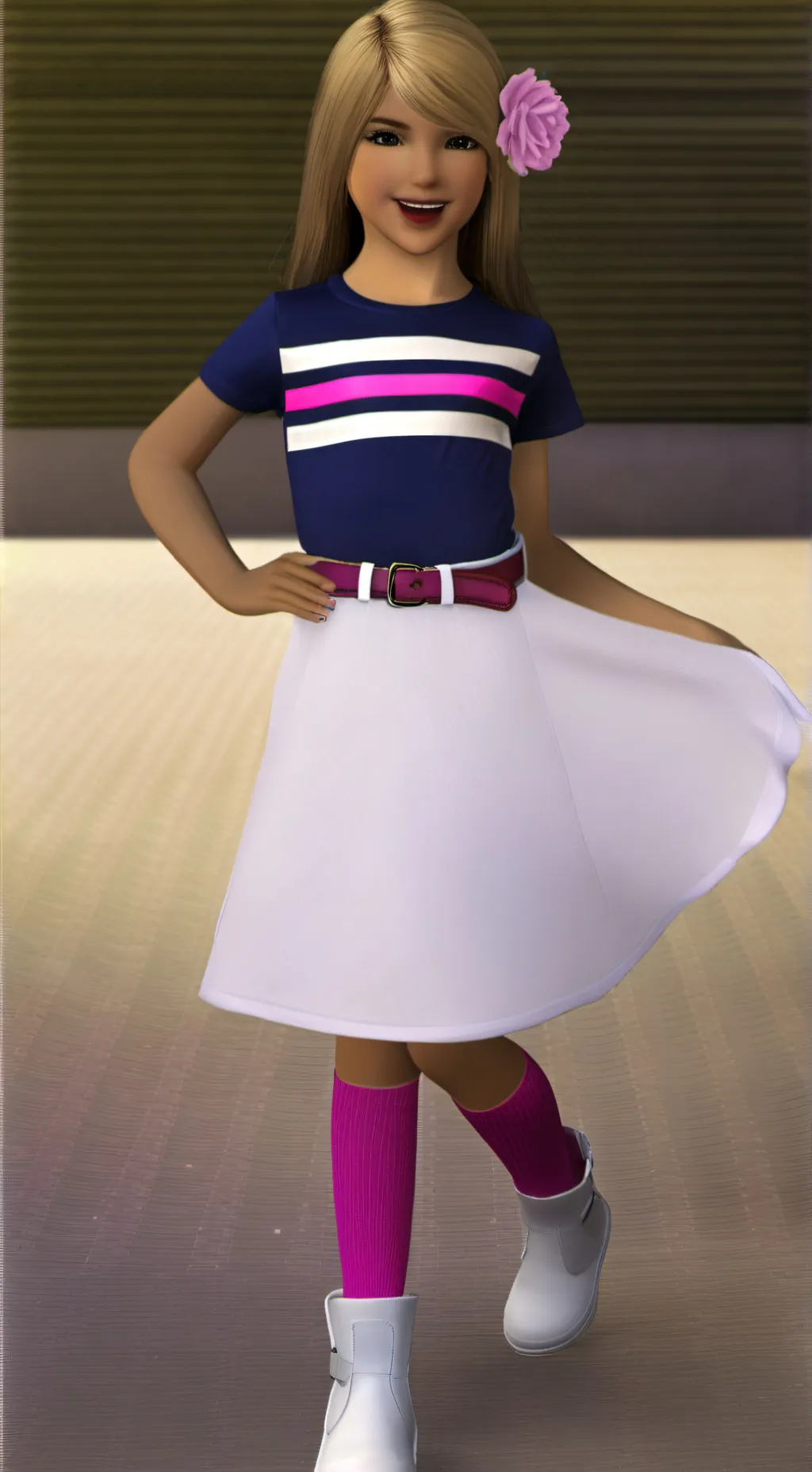 ai character: Tickle boots  background