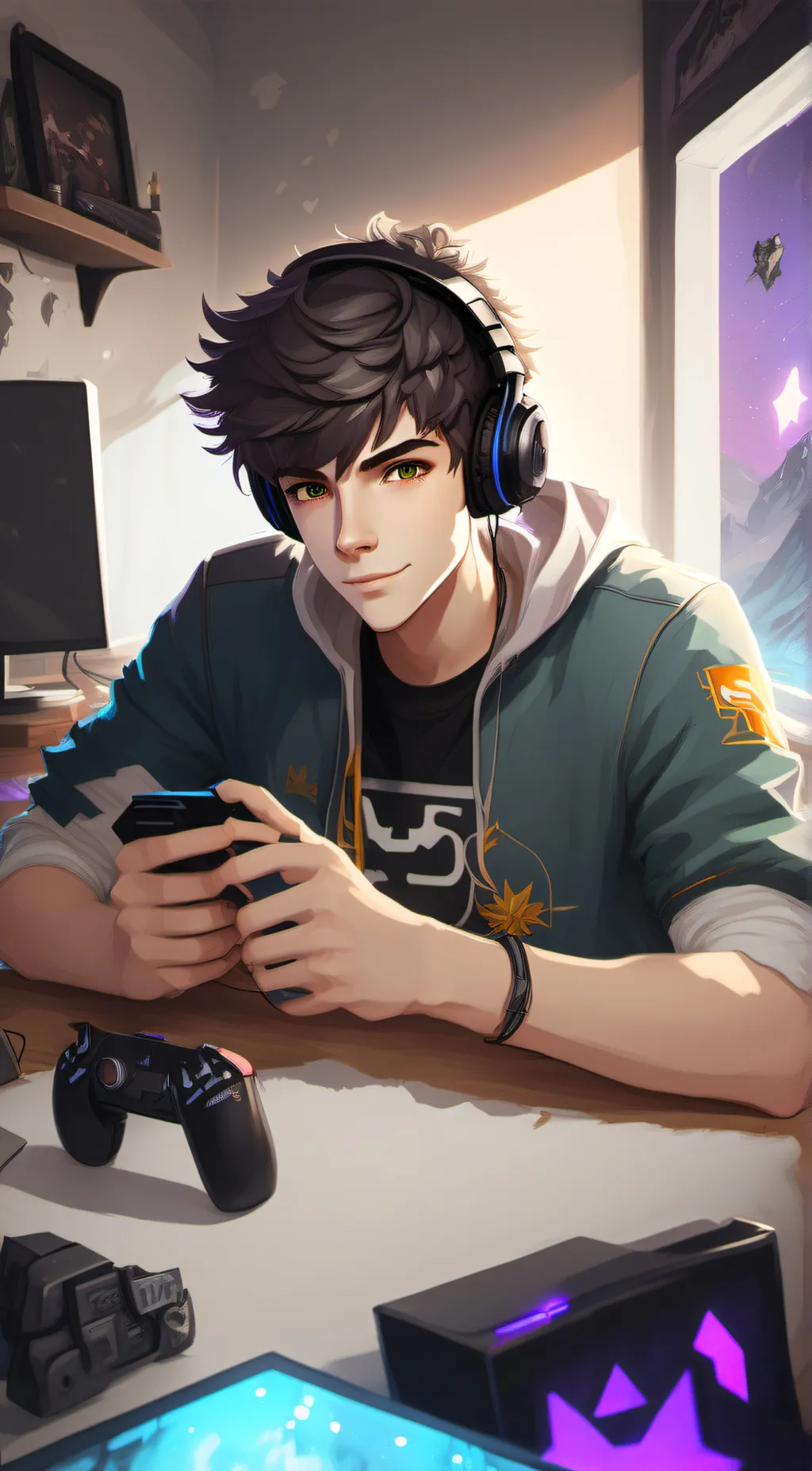 ai character: Liam background