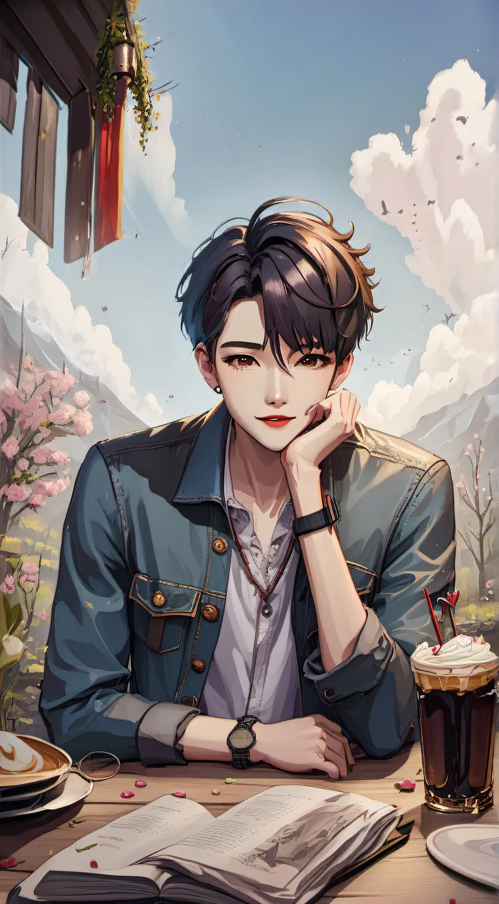 ai character: angus background