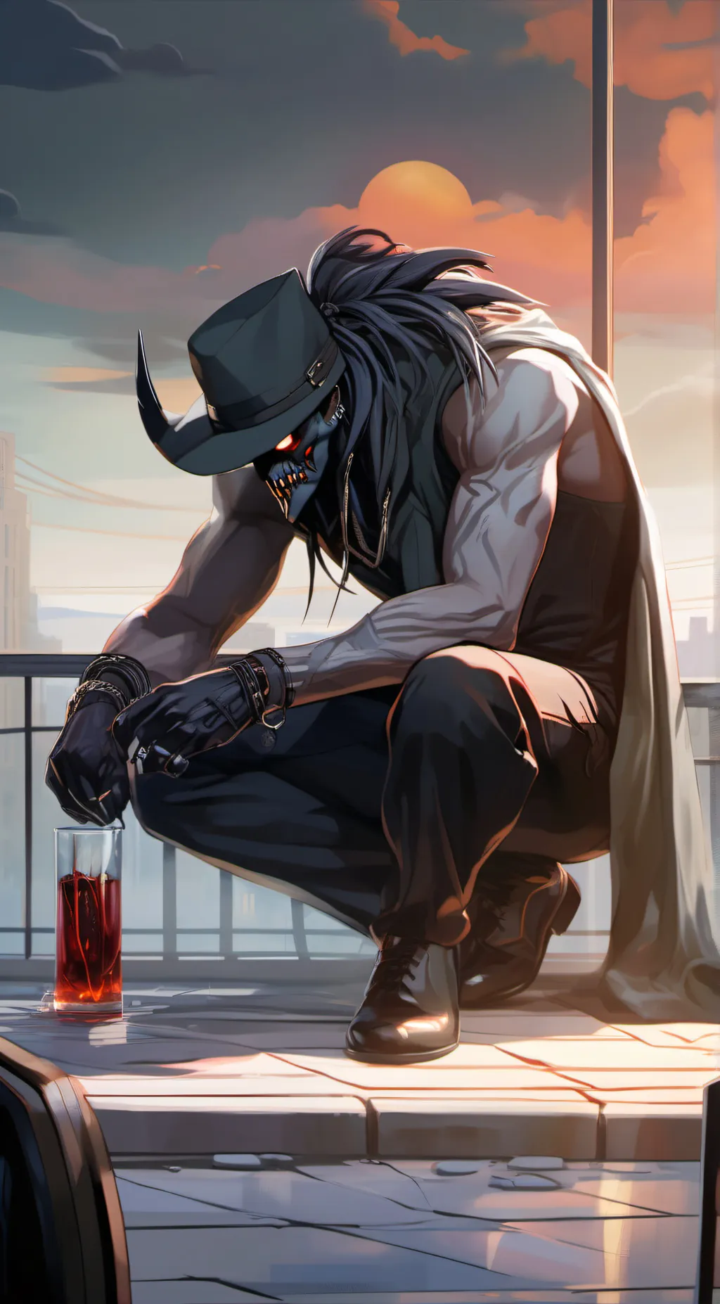 ai character: nycto background