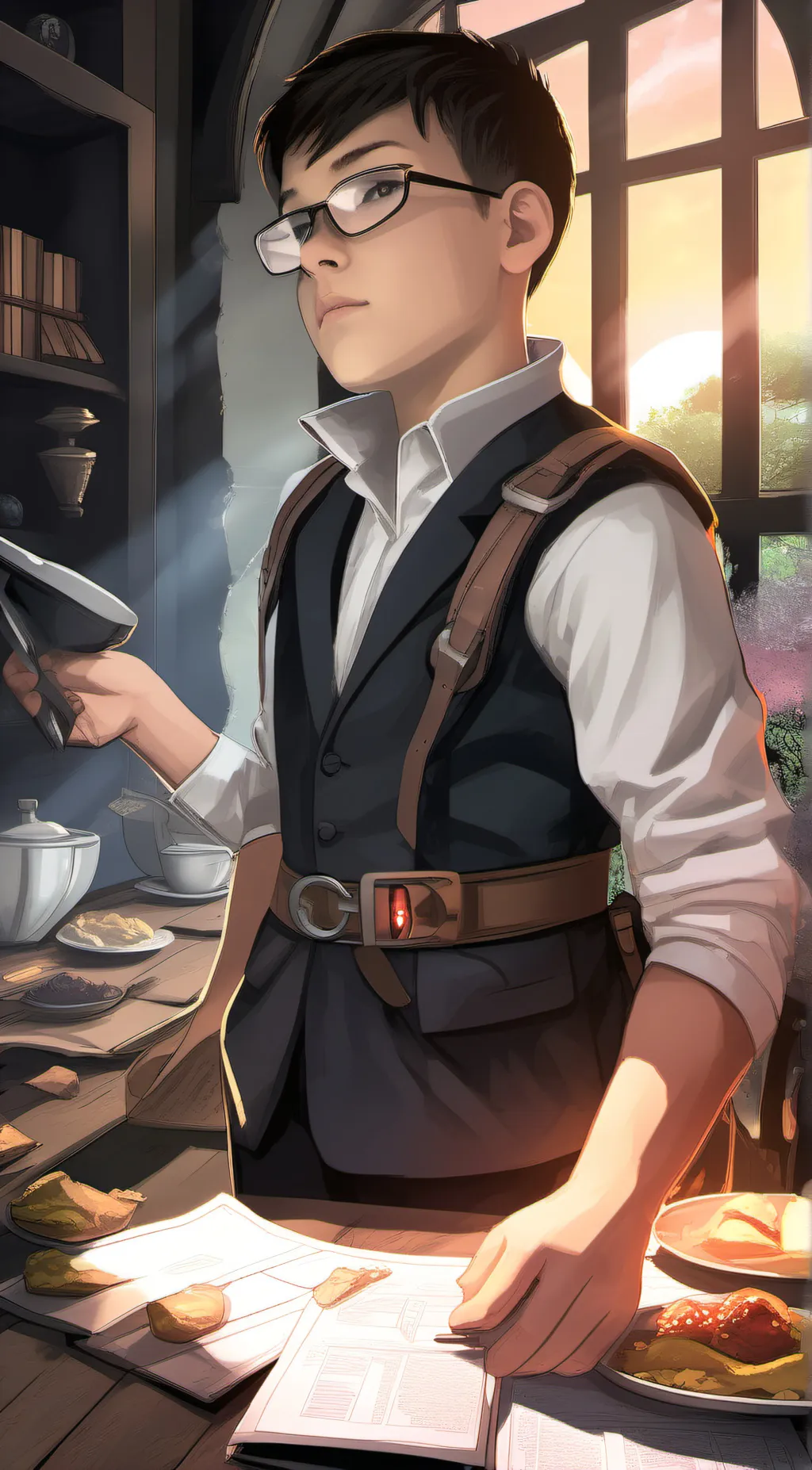 ai character: Harry background