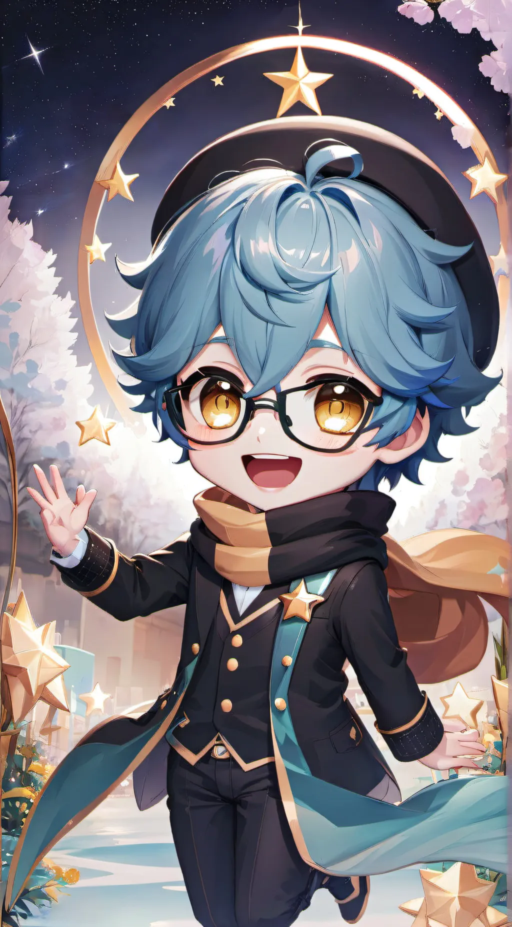 ai character: Oceanzy background