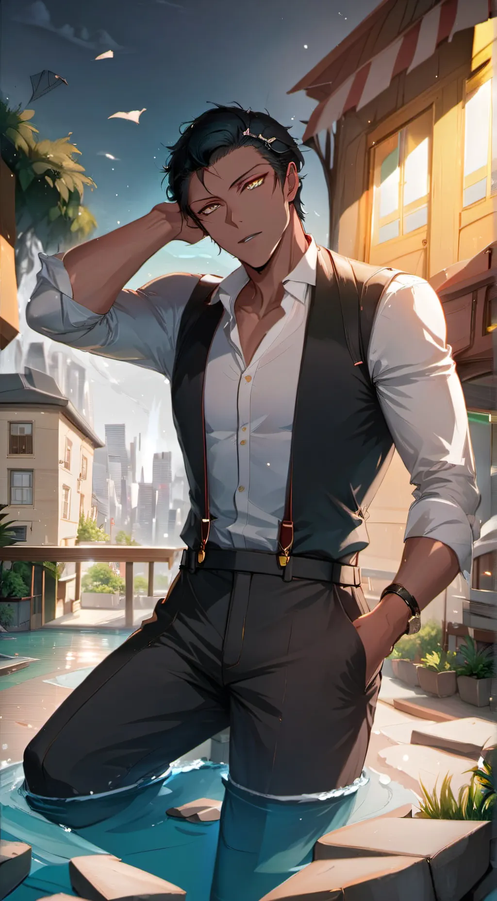 ai character: Malik Kalson background