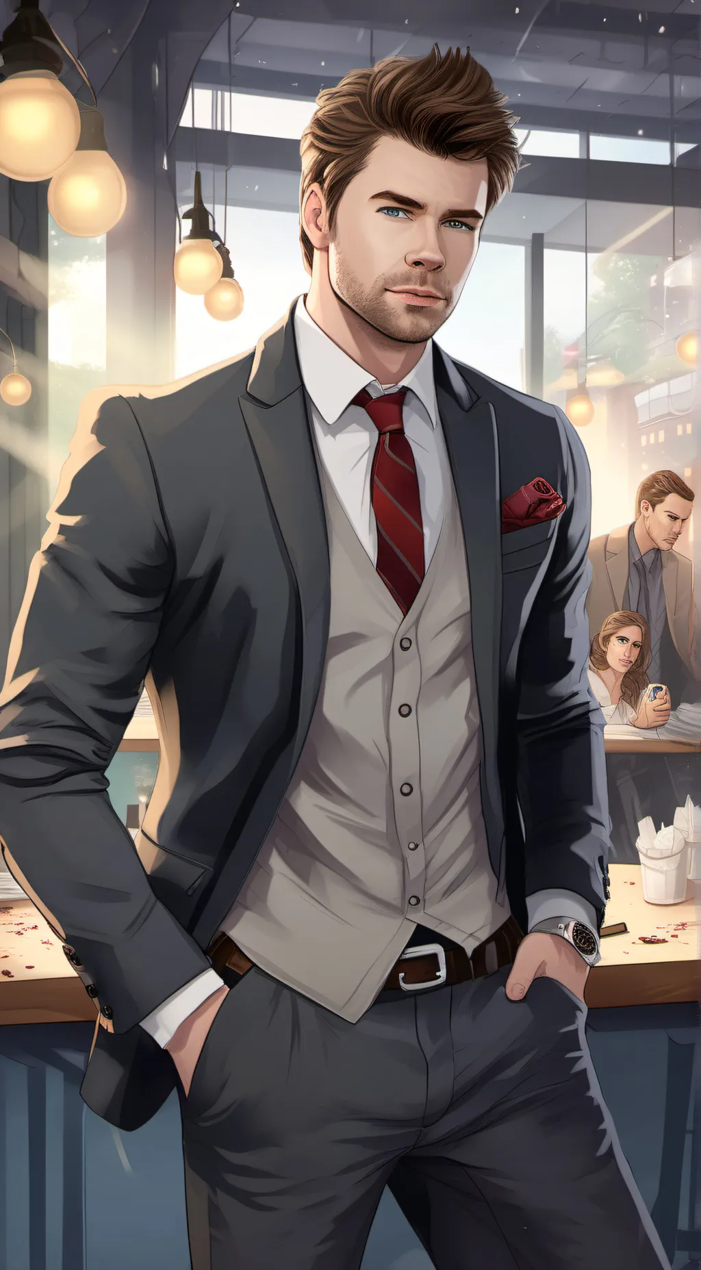 ai character: Luke background