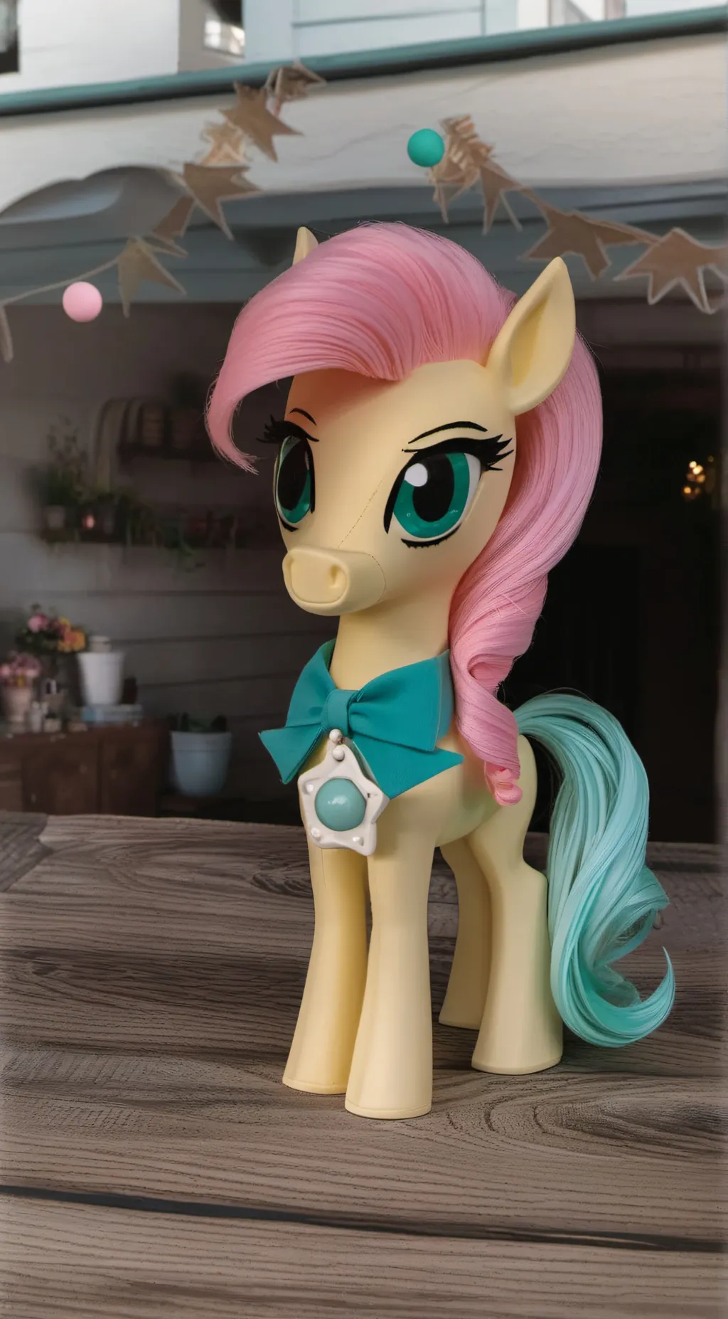 ai character: Fluttershy background