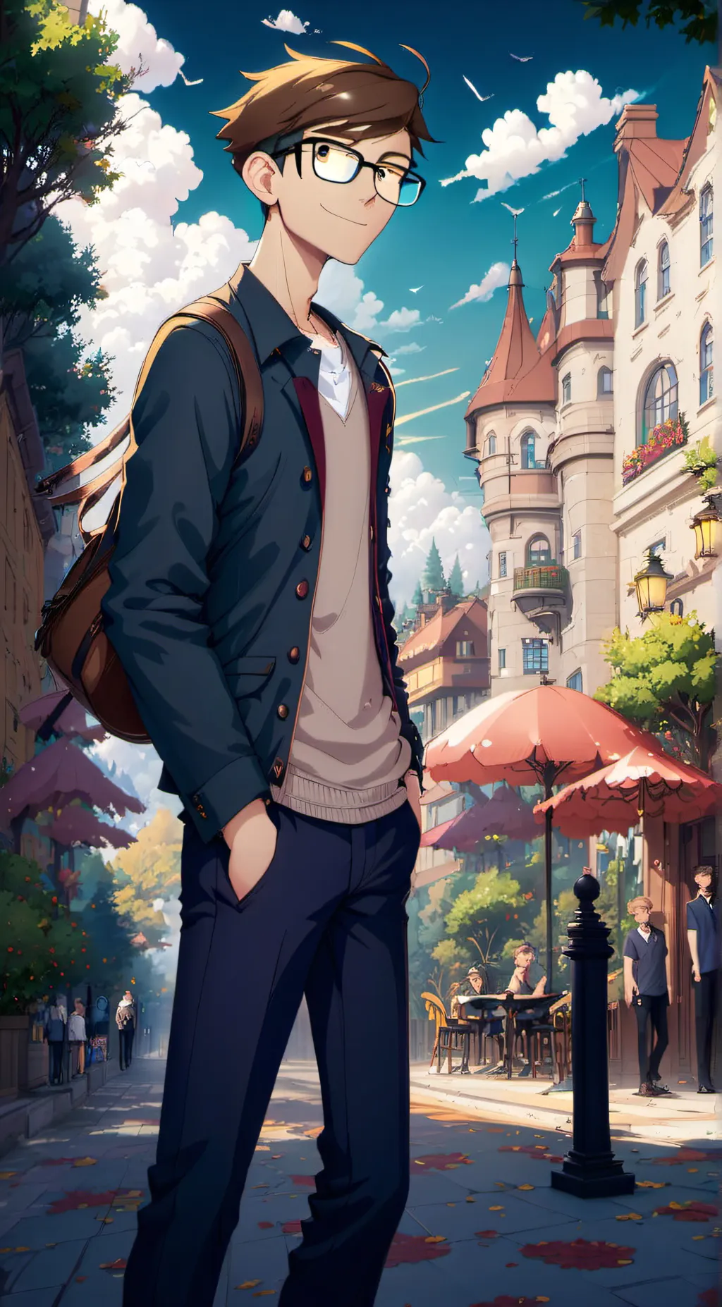 ai character: Stacy's brother background