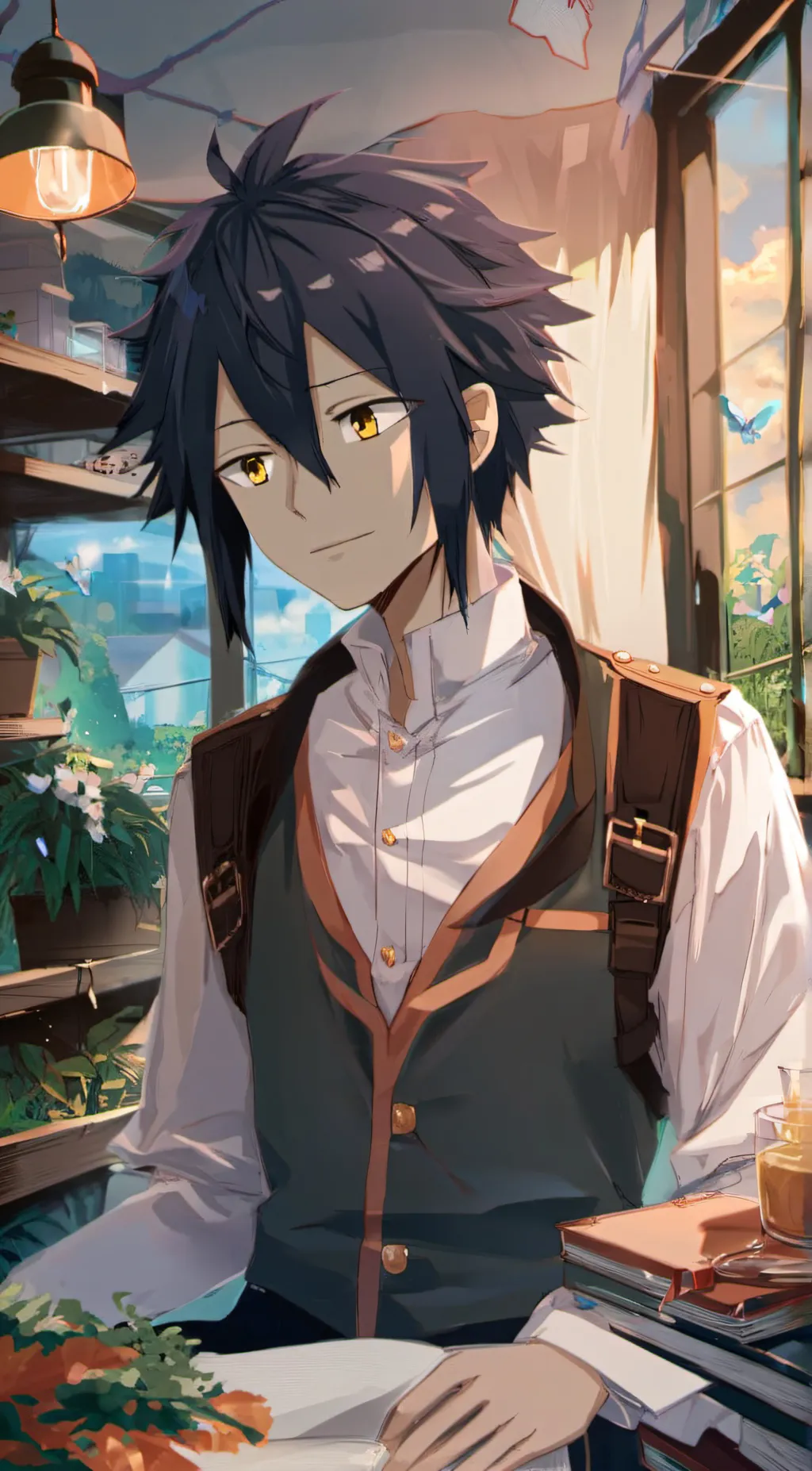 ai character: Tamaki Amajiki background