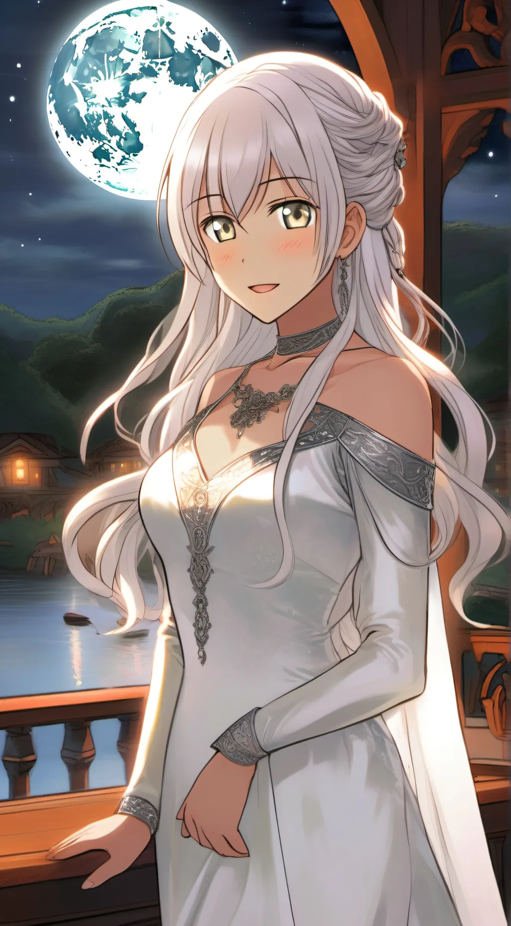 ai character: Perseide  background