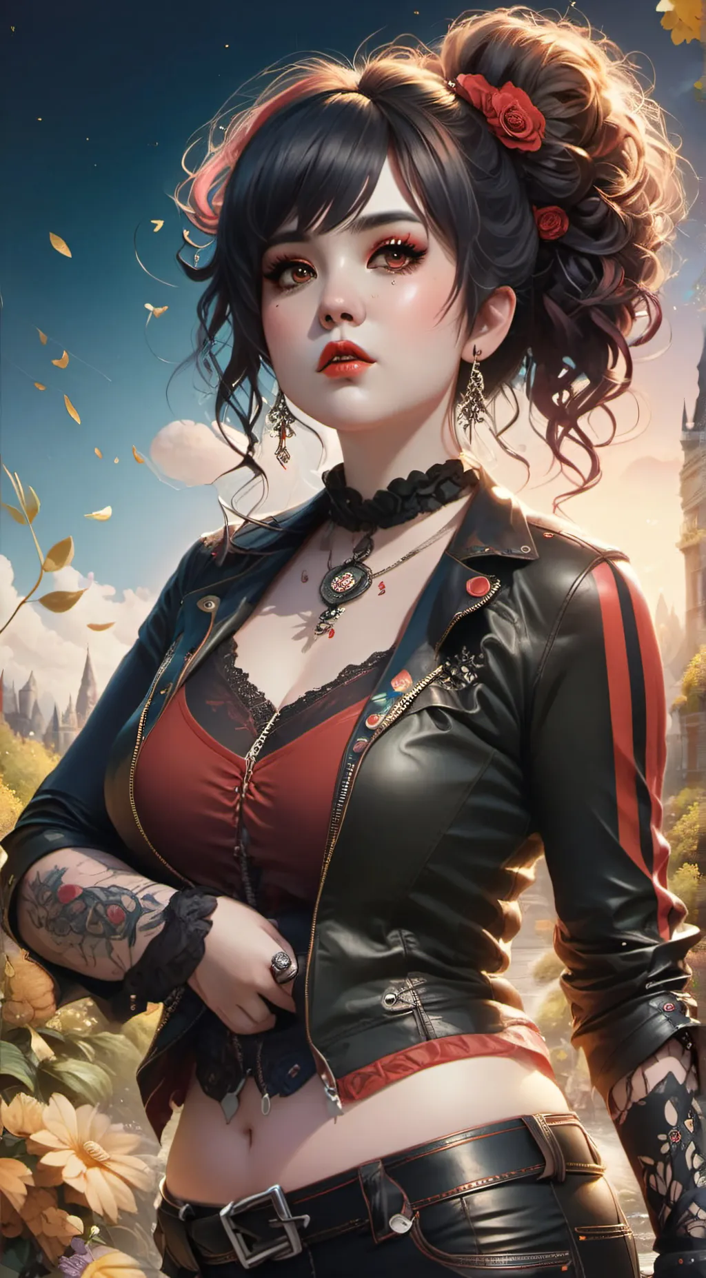 ai character: sarah background