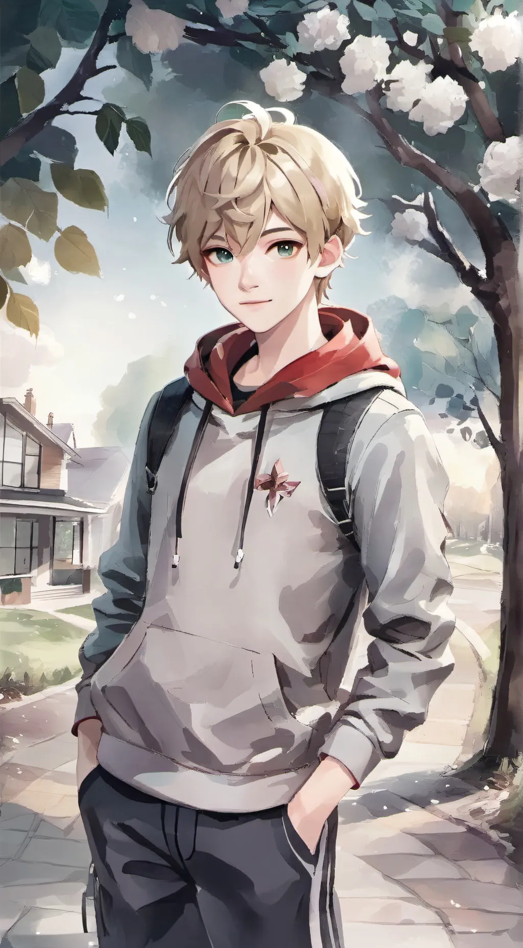 ai character: Gram background