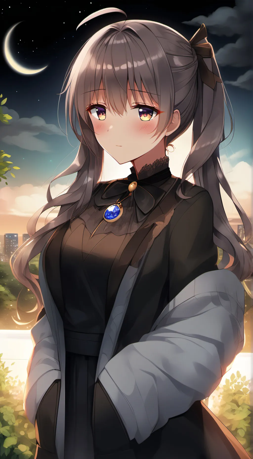 ai character: Luna  background