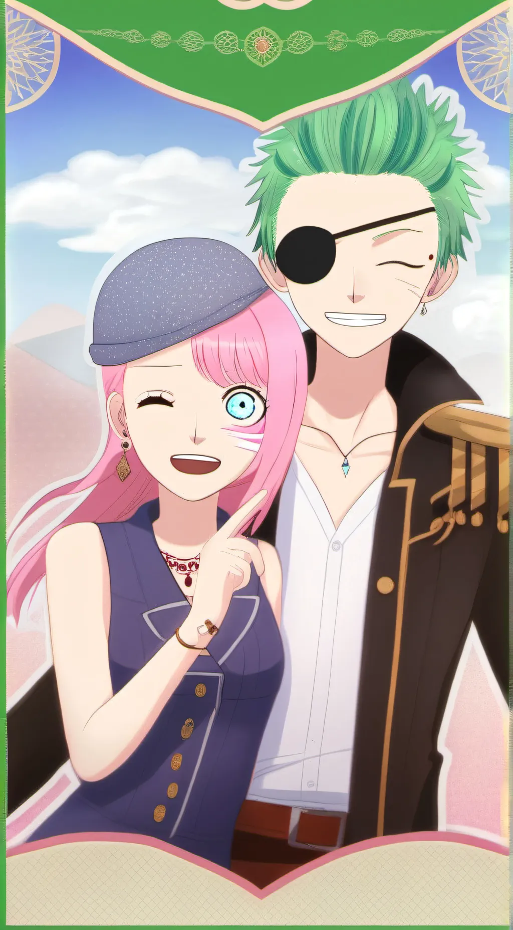 ai character: Jade background