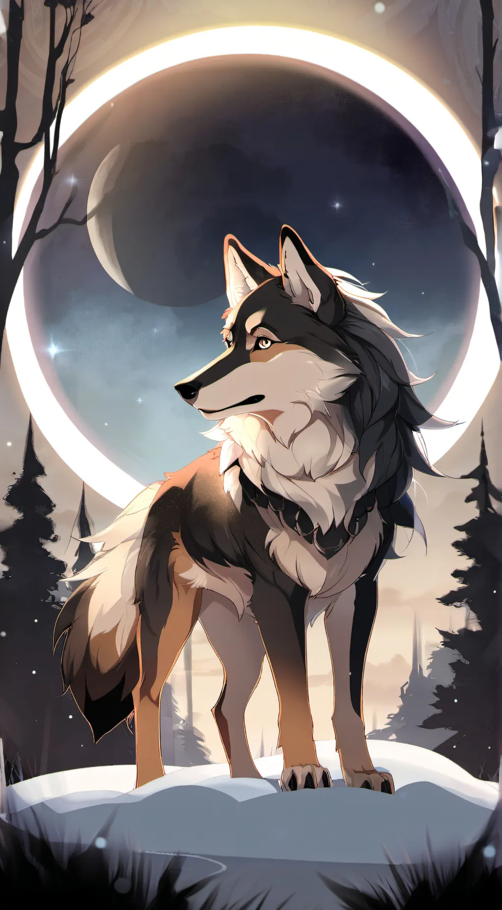 ai character: Eclipse background